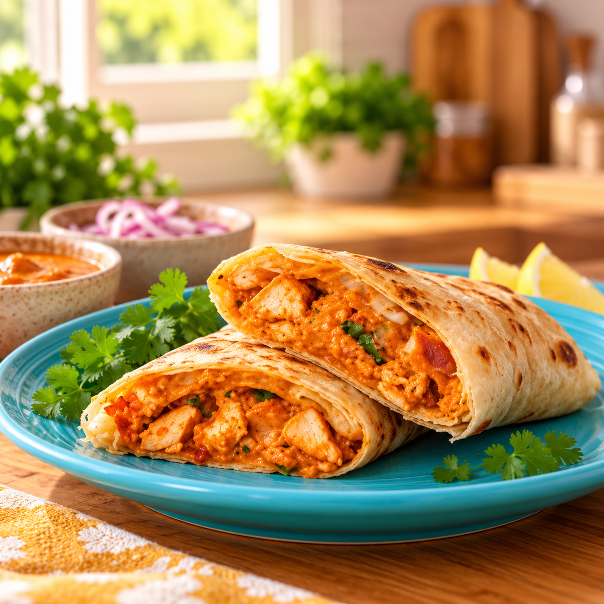 Deep Indian Kitchen Butter Chicken Kati Street Wrap – 5 oz