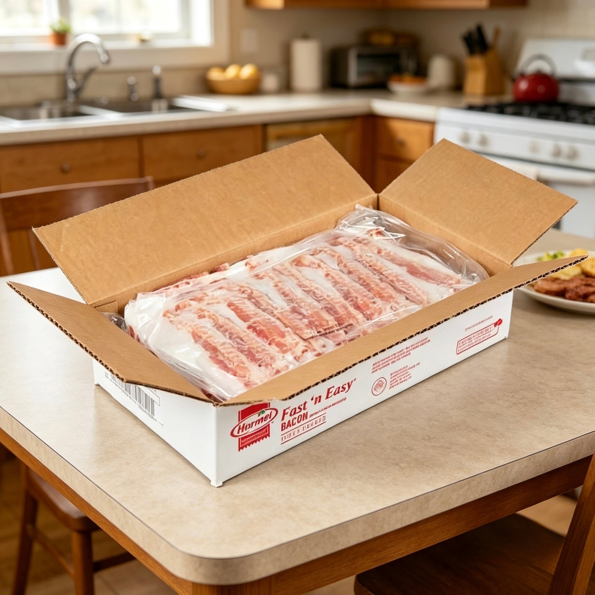 Bacon Pre-cooked Sliced Sandwich – Hormel® Fast 'N Easy® Fully Cooked Bacon, 300 Slices per Case