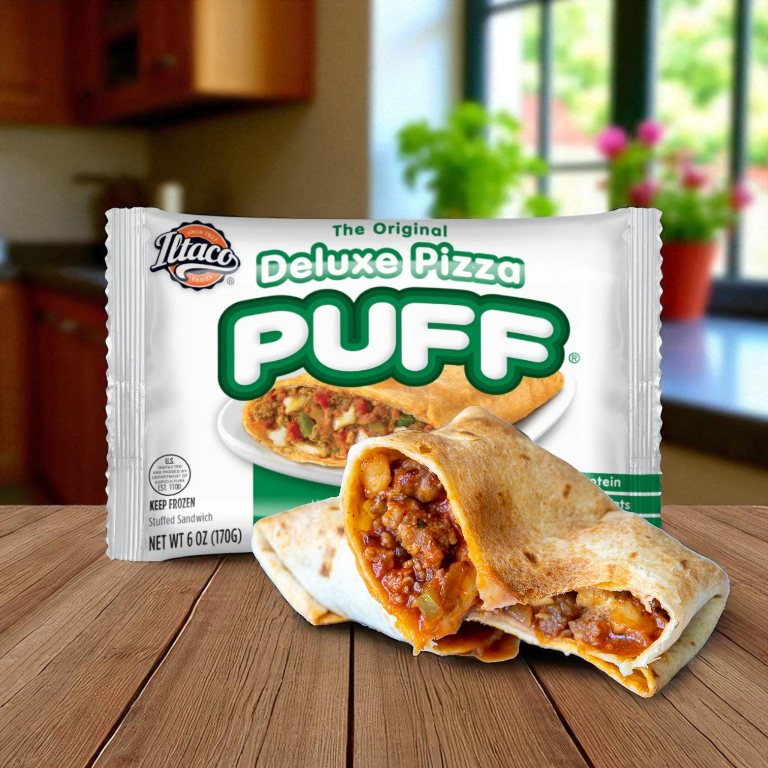 Iltaco Deluxe Pizza Puffs — 24 oz, 3 Packs
