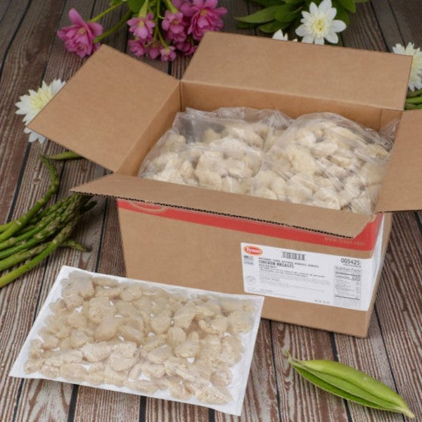 Tyson Foods Breaded Chicken Breast Cubes – Ready-to-Cook (4 × 5 lb Bags)