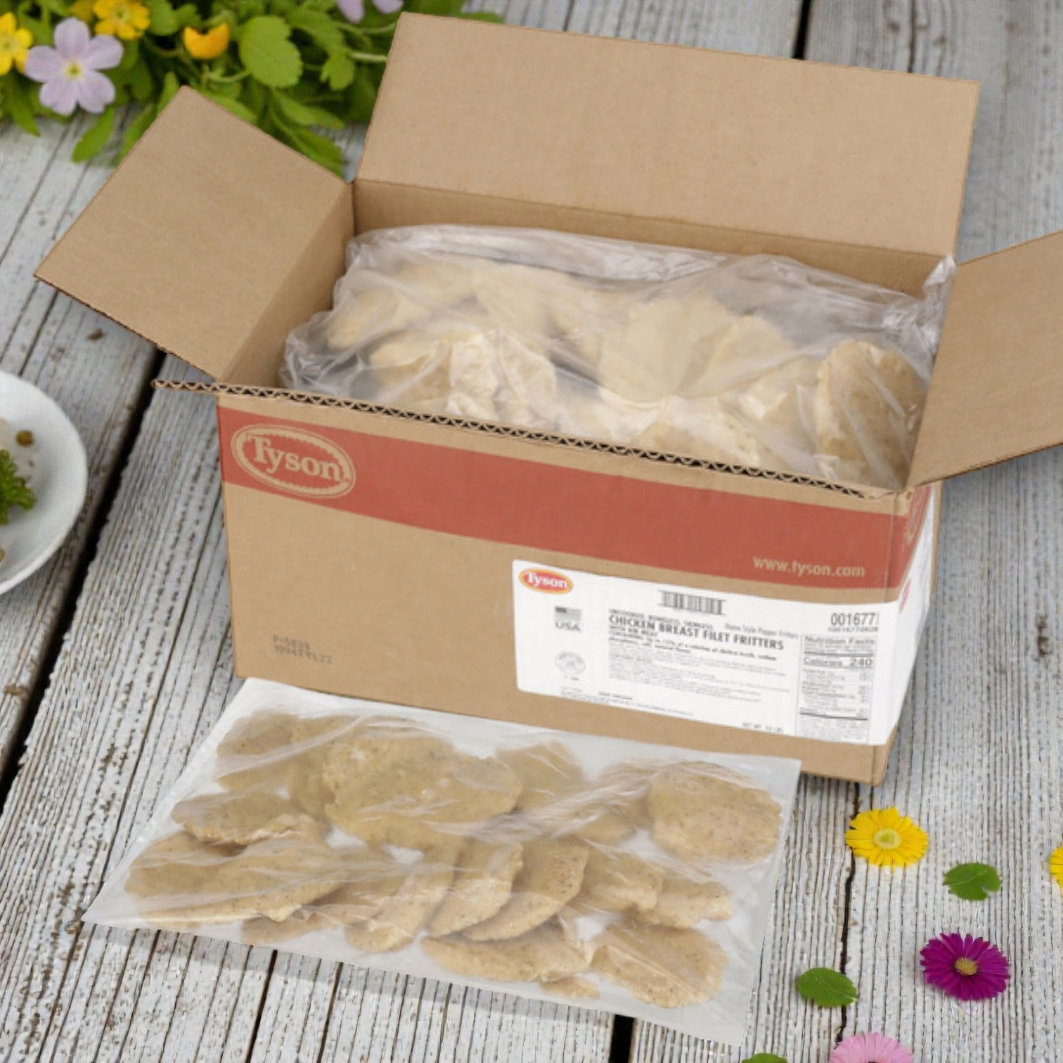 Tyson Foods Homestyle Breaded Chicken Breast Filets – Fully Cooked (40 × 4 oz Portions)