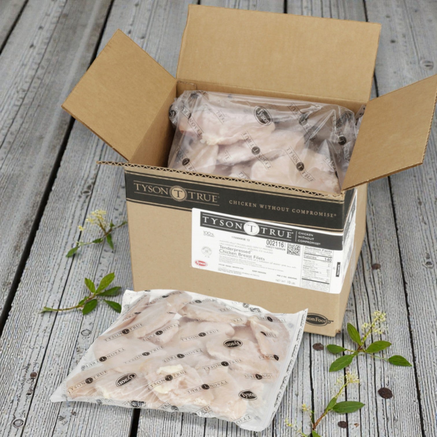 Tyson Foods Chicken Breast Filet TenderPress® – Fully Cooked (32 × 5 oz Portions)