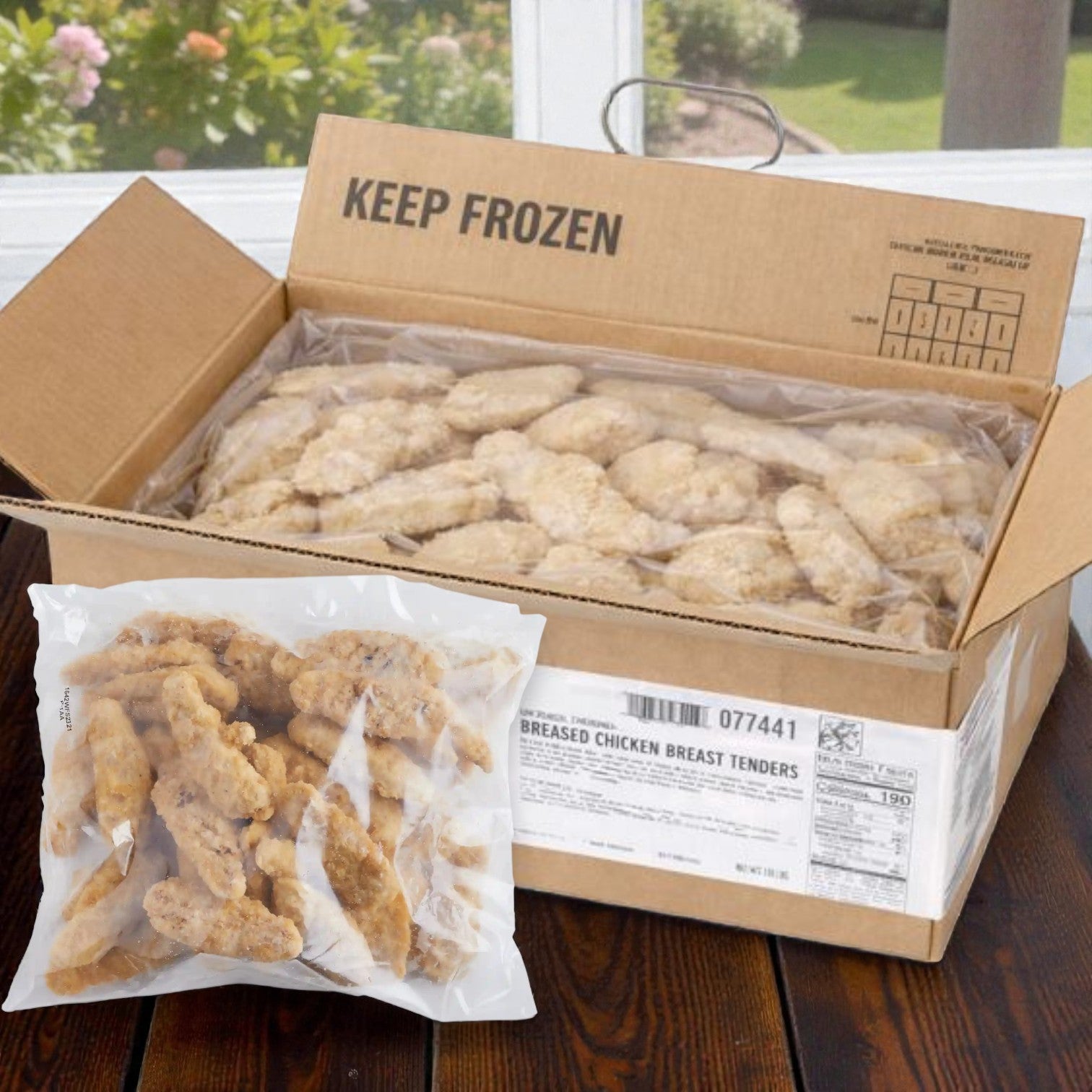 Tyson Foods Breaded Original Flat Chicken Tenders – 2/5 lb