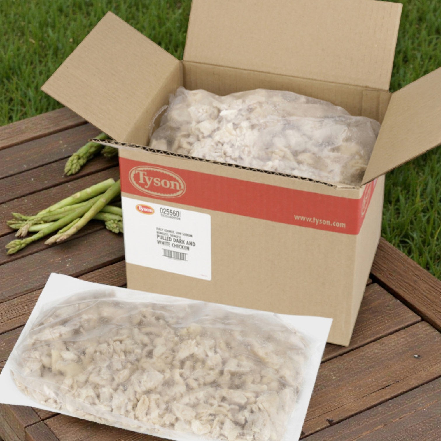 Tyson Foods Low Sodium Chicken Meat – 65% Dark / 35% White (2 × 5 lb Bags)