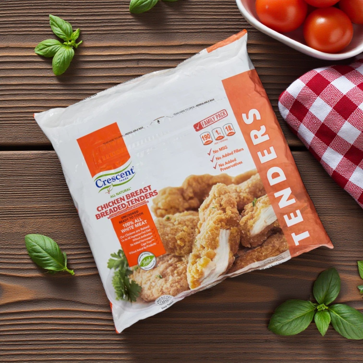 Crescent Foods Halal Chicken Variety Combo – Nuggets, Whole Chicken & Breaded Tenders