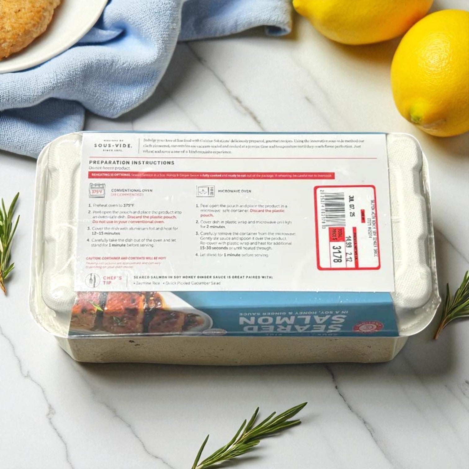 Cuisine Solution Seared Salmon Sous Vide