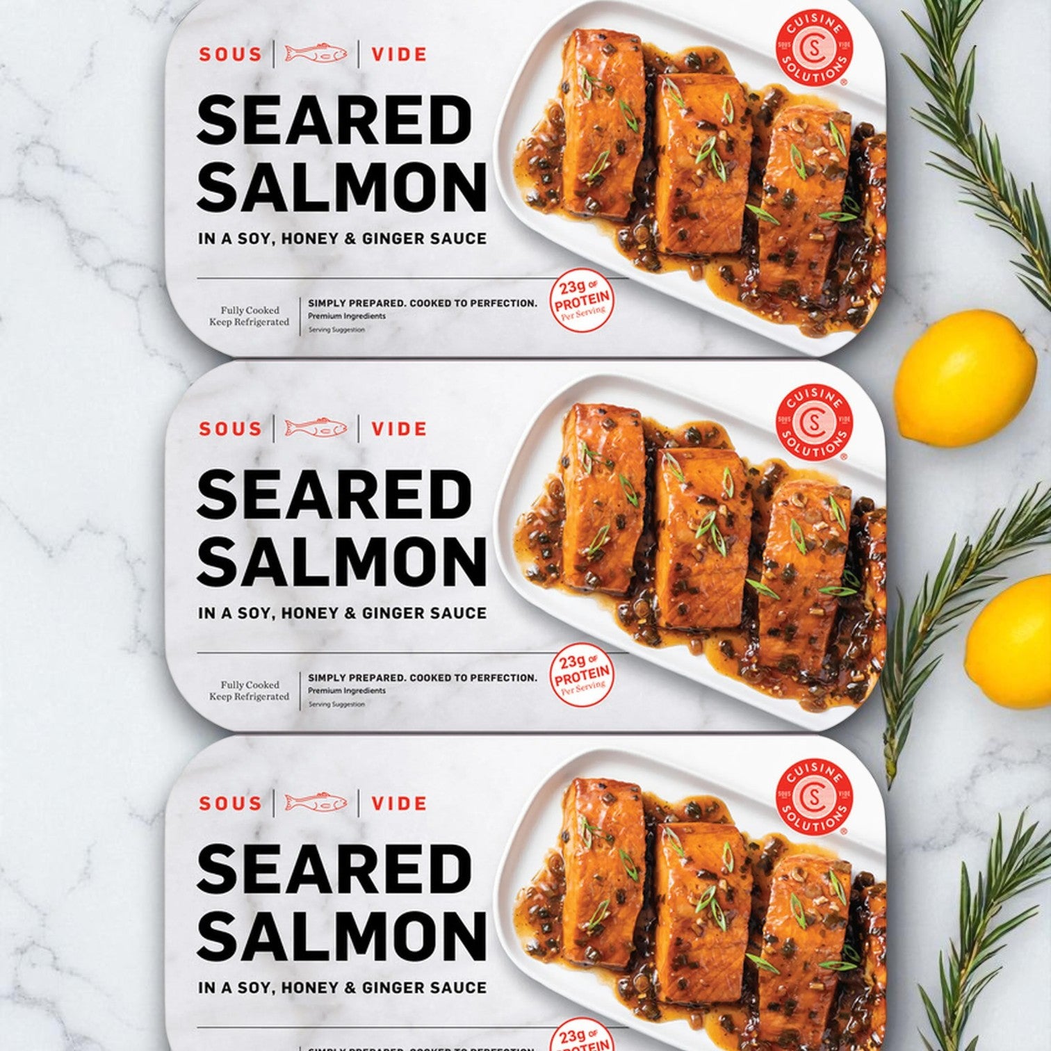 Cuisine Solutions Seared Salmon Sous Vide – 3 Packs