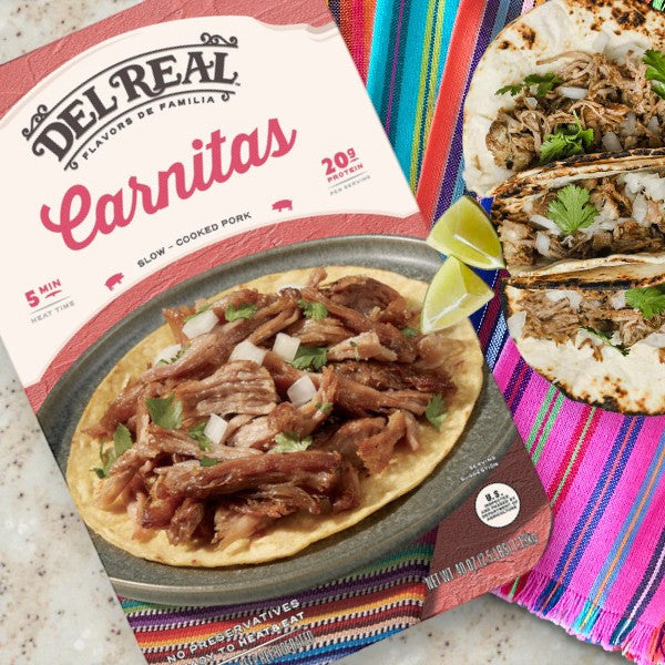 Del Real Foods Pork Carnitas – 40 oz (2 Count)