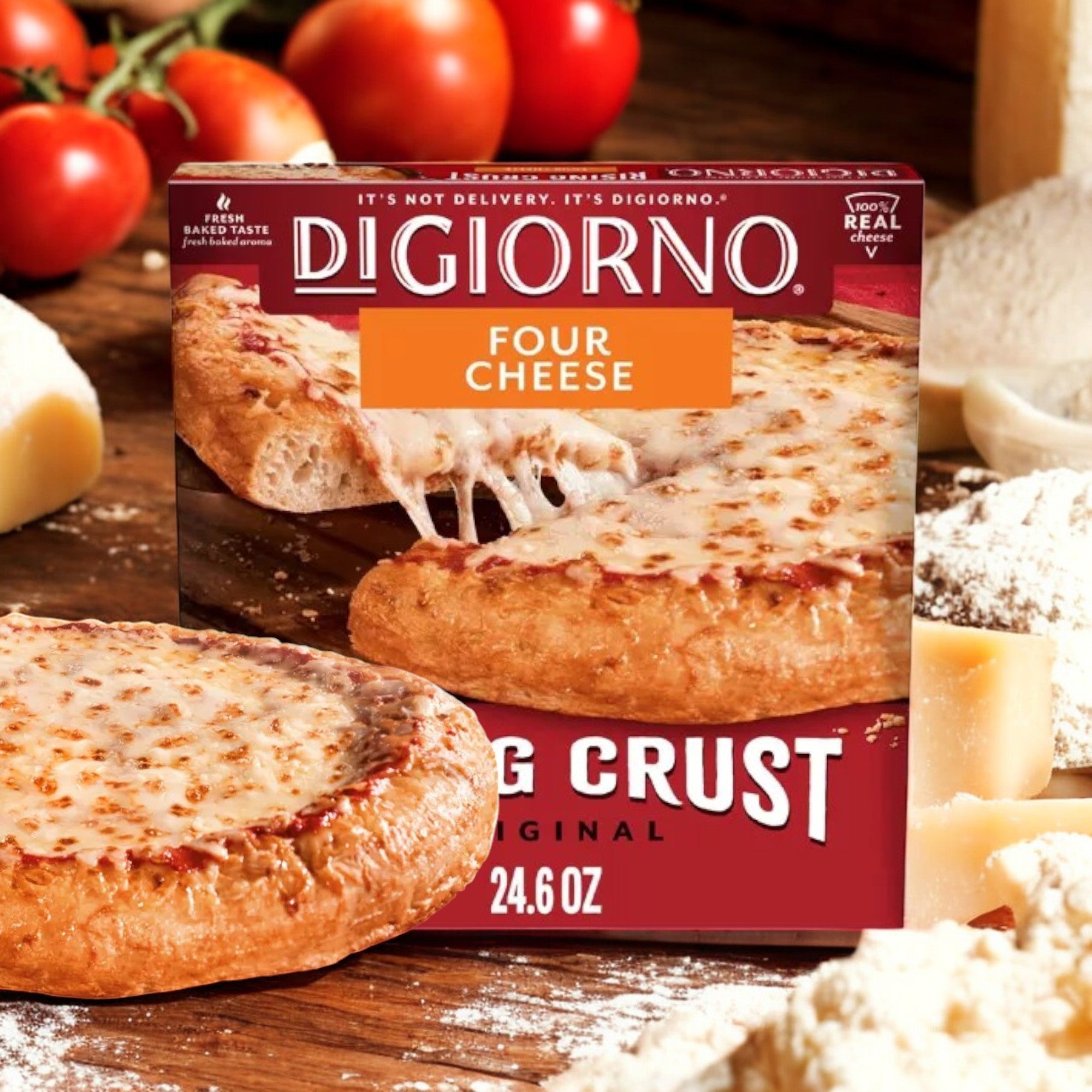 DiGiorno 3-Pack Rising Crust Pizza – Four Cheese, Supreme, and Ultimate Pepperoni