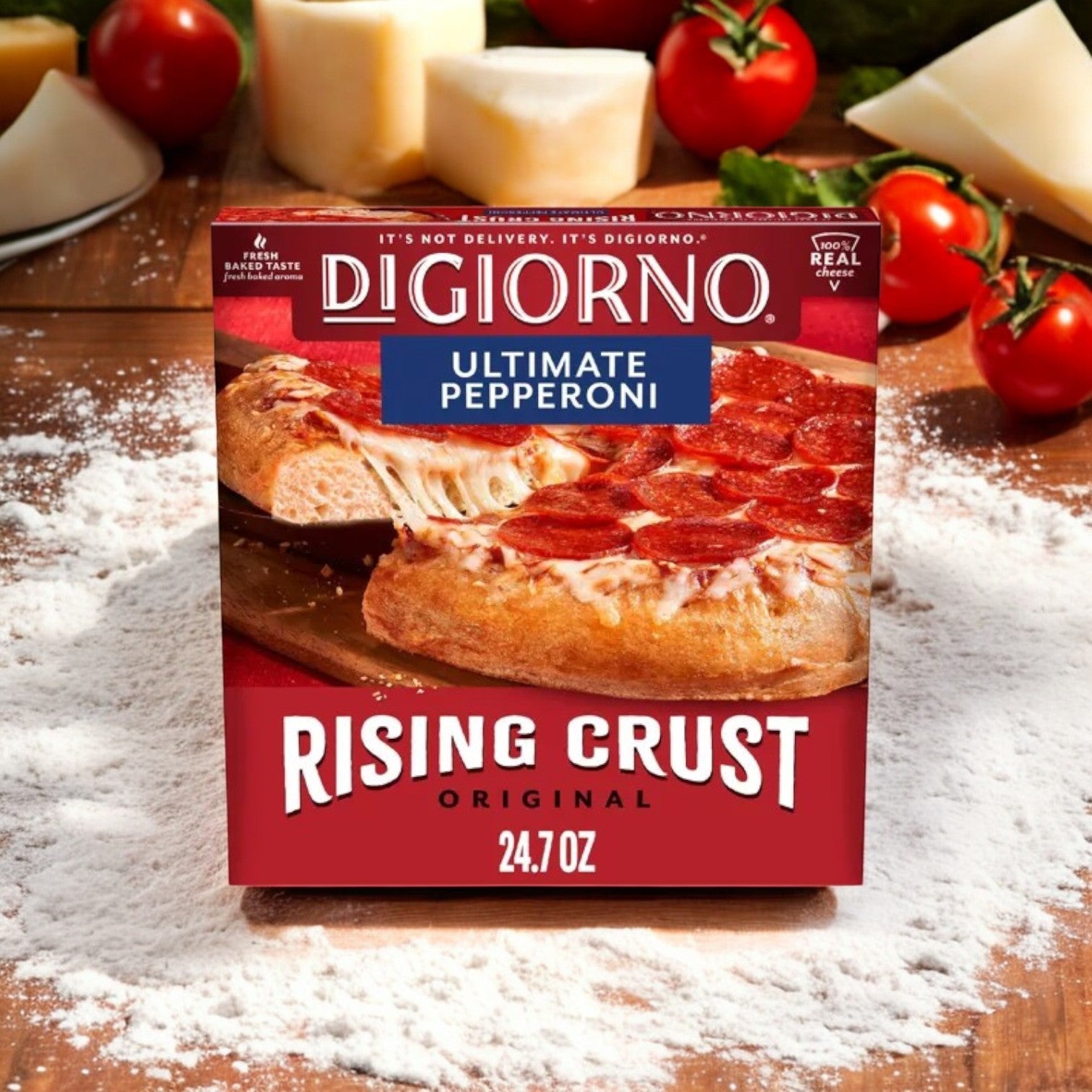 DiGiorno Rising Crust Pepperoni Frozen Pizza – 24.7 oz