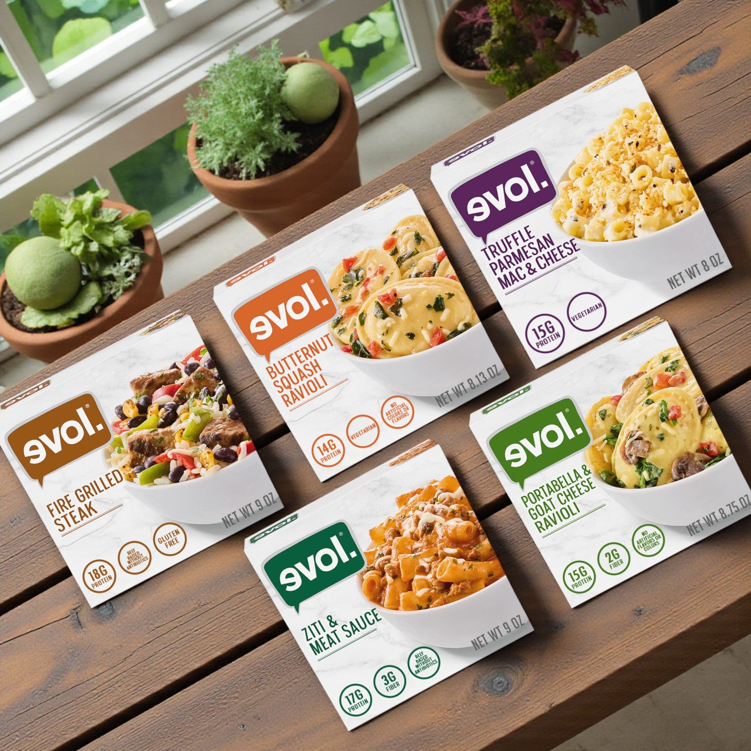 EVOL Frozen Meal Variety Combo