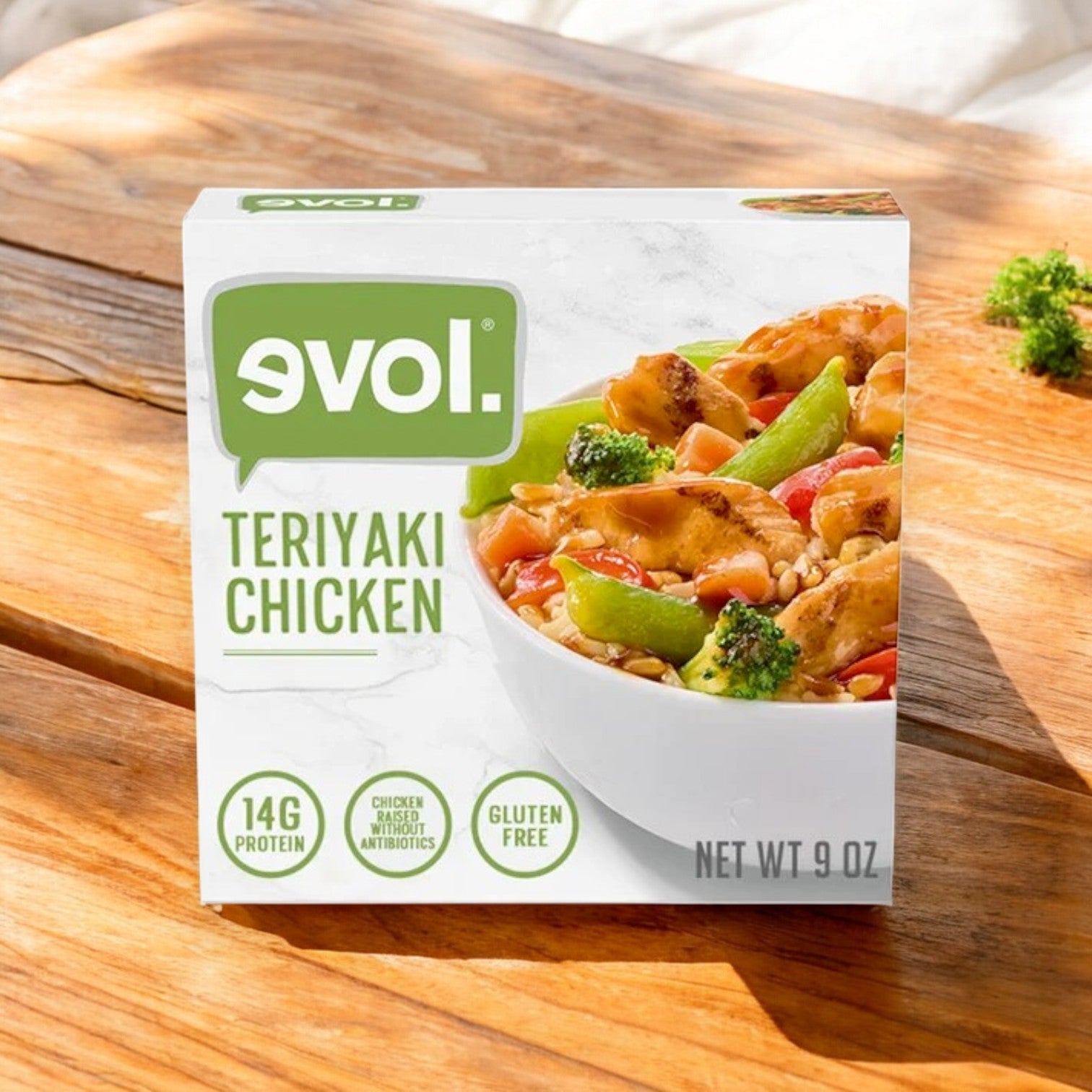 Evol Teriyaki Chicken Frozen Meal, 9 oz, 3 Packs