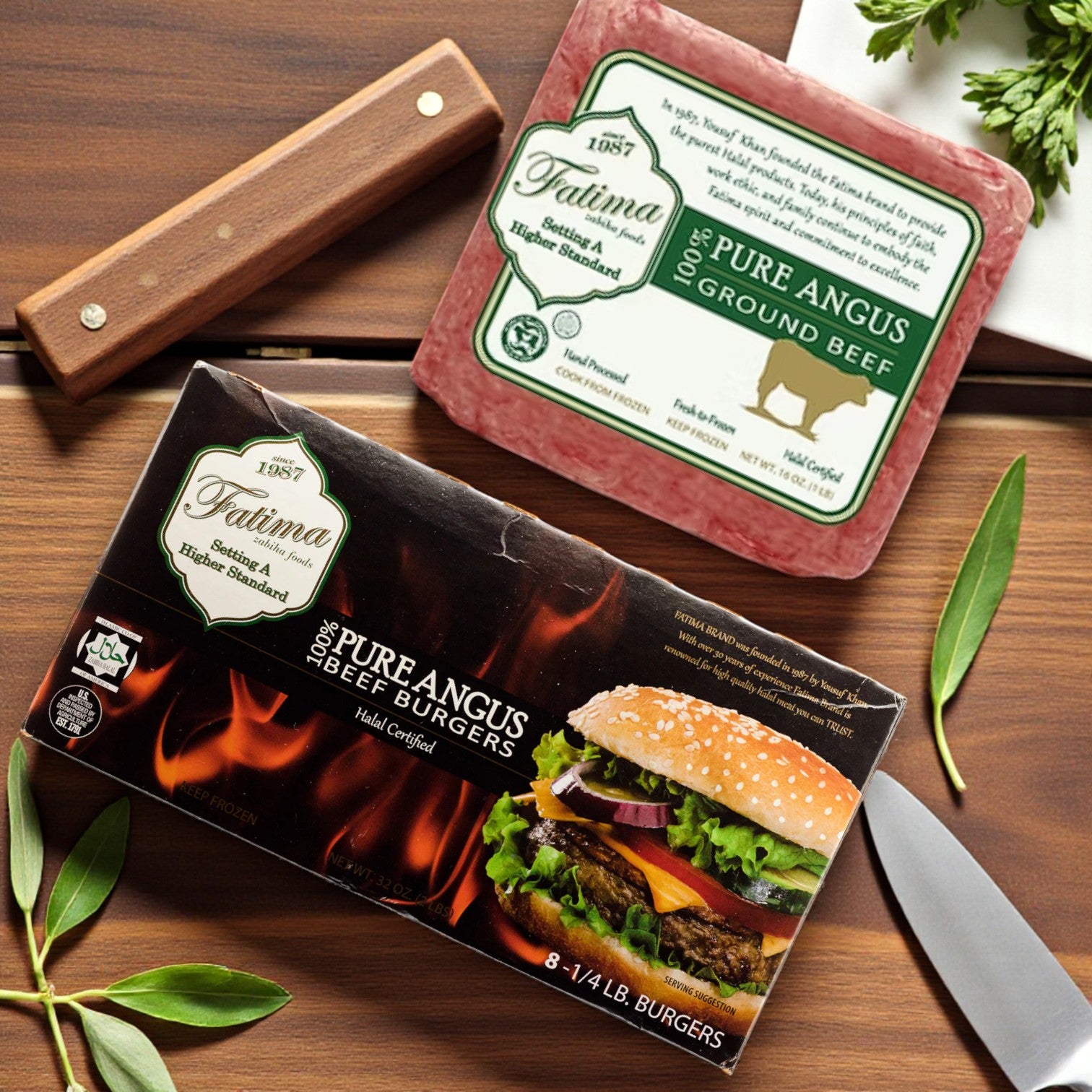 Fatima Halal Angus Beef Combo – Burgers & Ground Beef