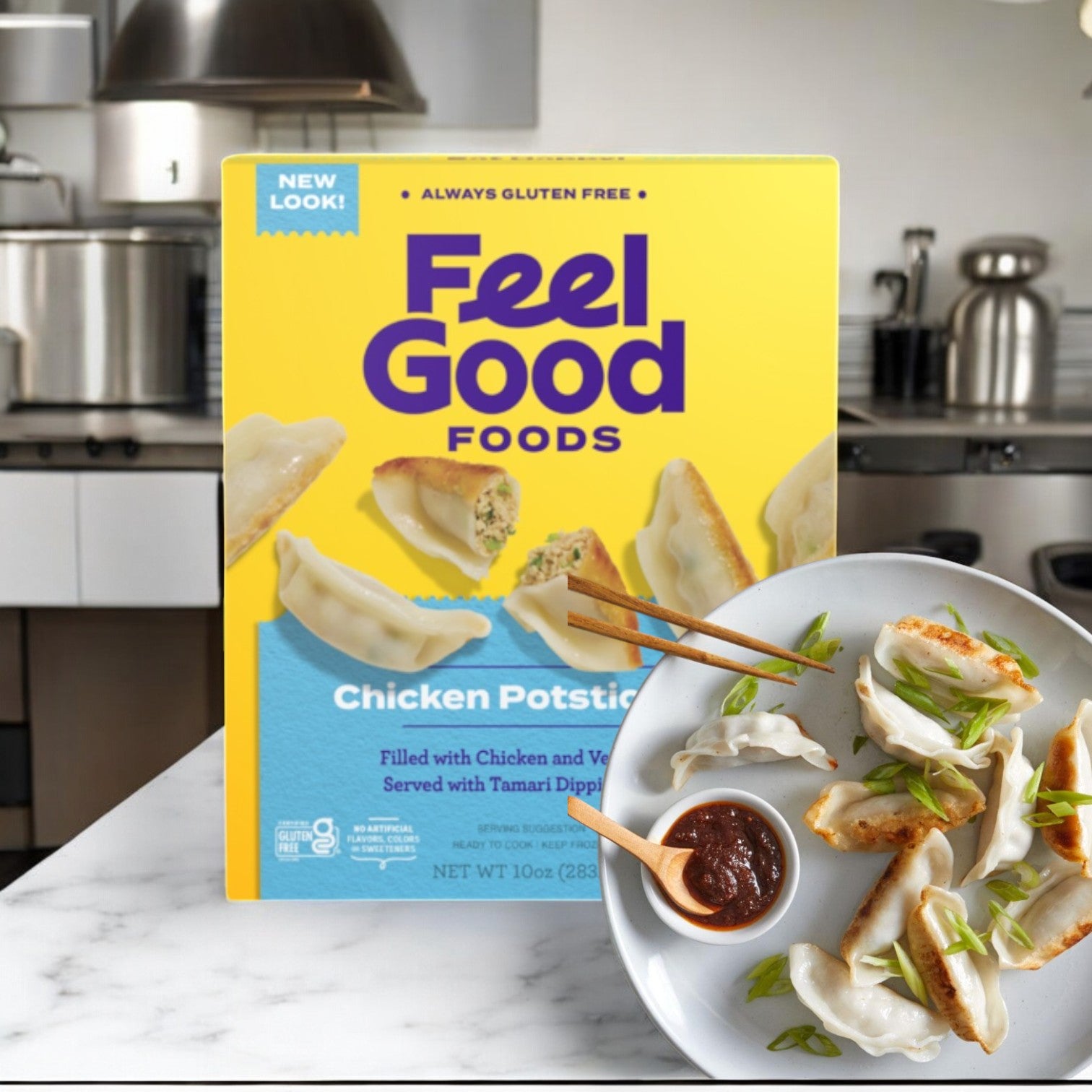 Feel Good Foods Gluten-Free Chicken Potstickers, 10 oz. - 1 Count