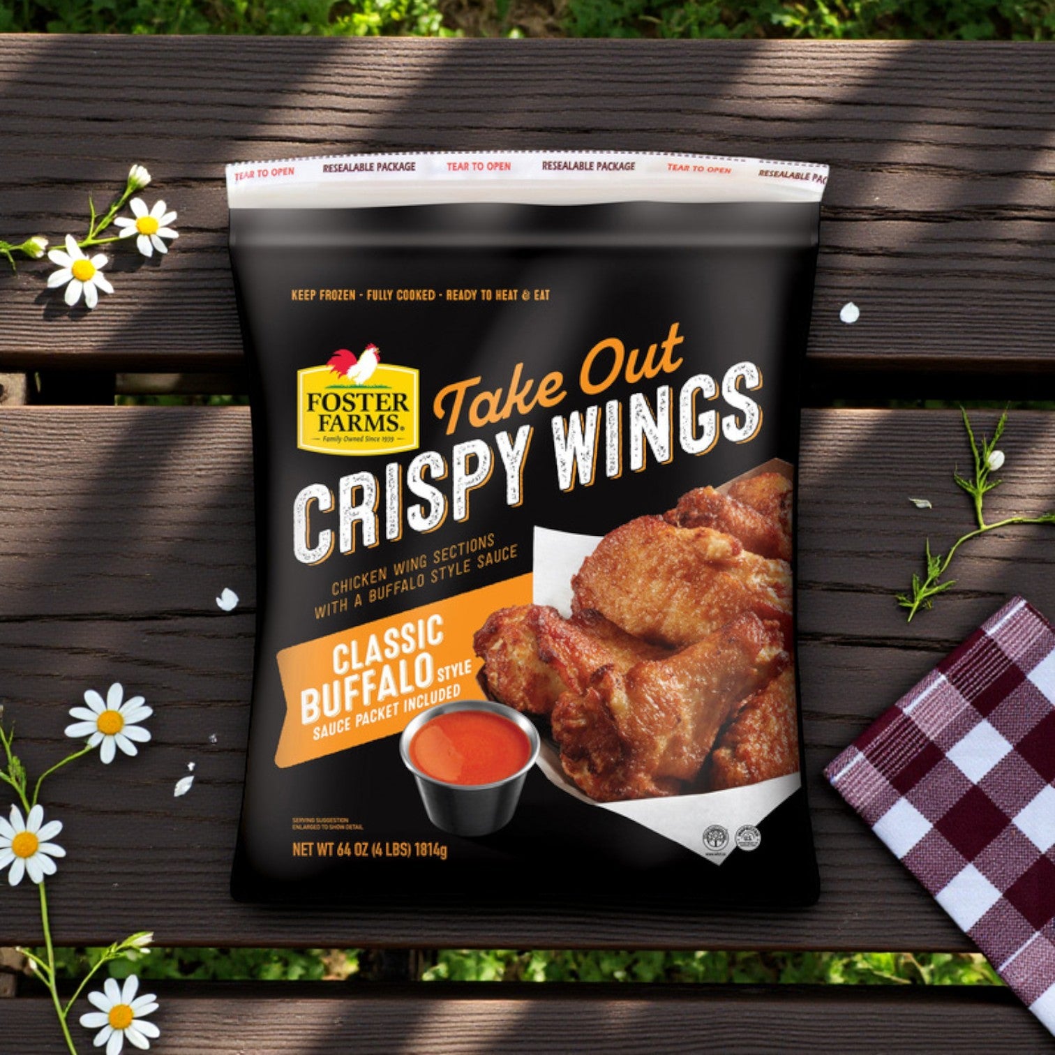 Foster Farms Take Out Crispy Chicken Wings &amp; Al Pastor Diced Chicken