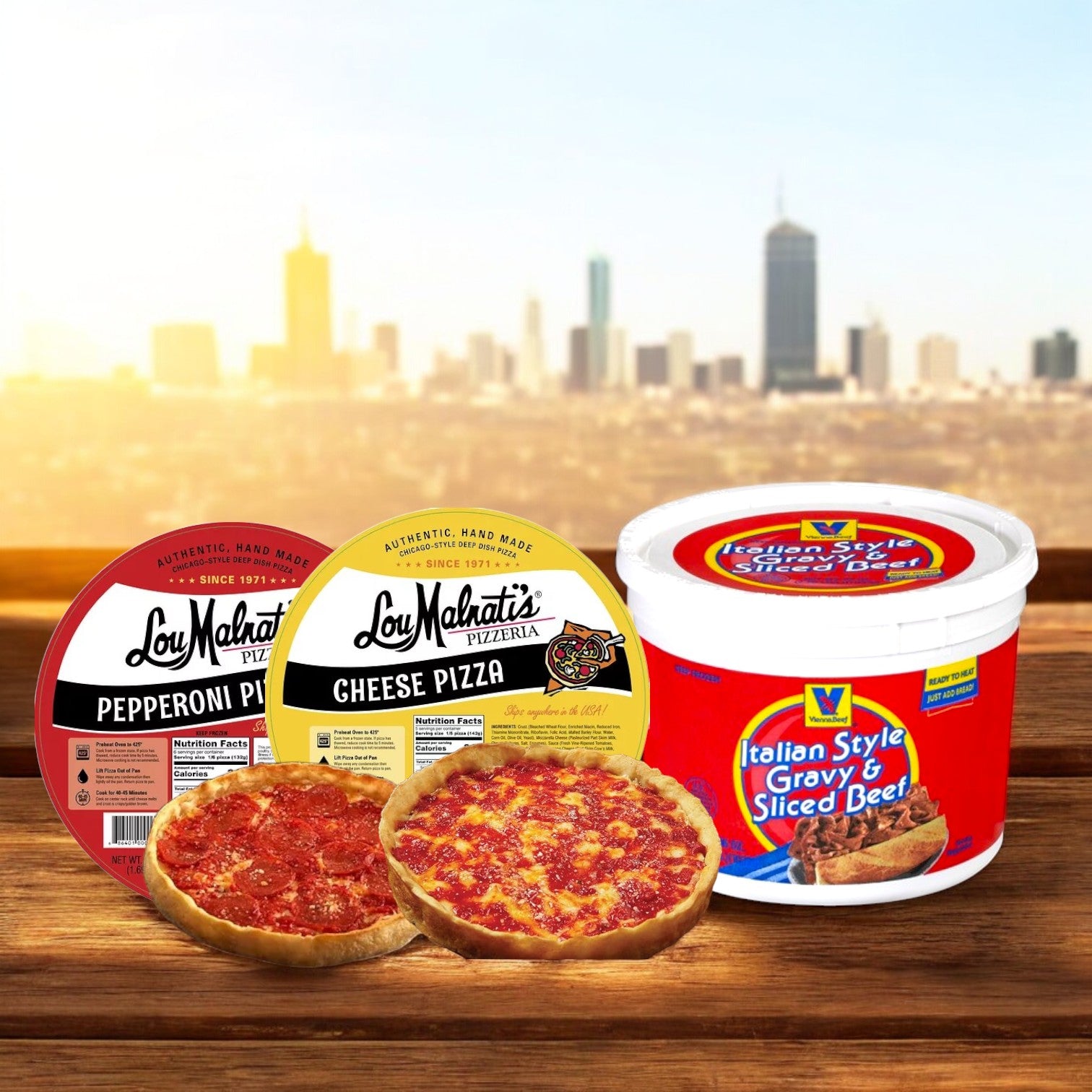 Lou Malnati's & Vienna Beef 2 Pack Combo!