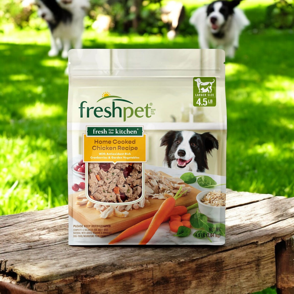 Freshpet Fresh From The Kitchen, Chicken, Fresh Dog Food for Healthy D