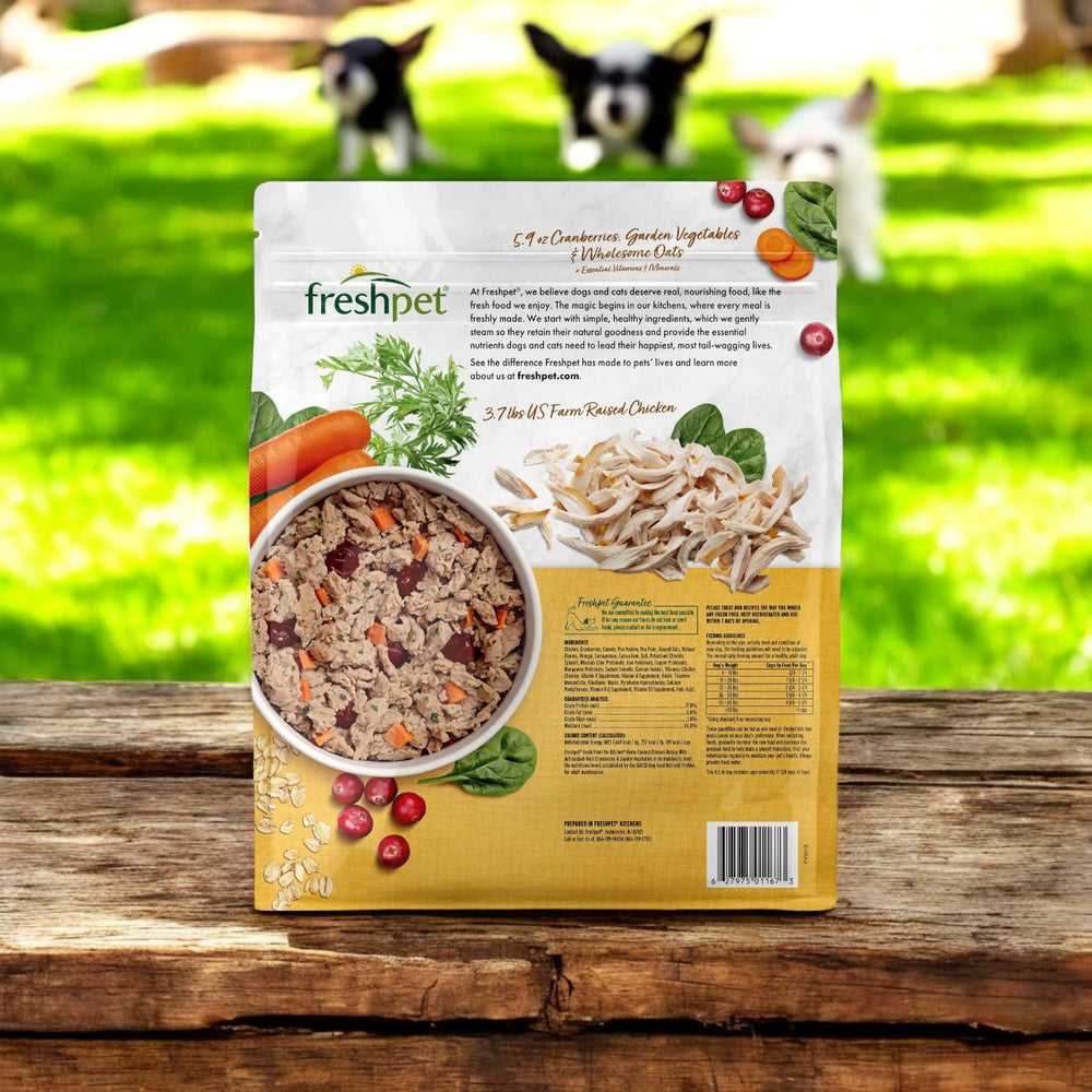 Freshpet Fresh From The Kitchen, Chicken, Fresh Dog Food for Healthy D