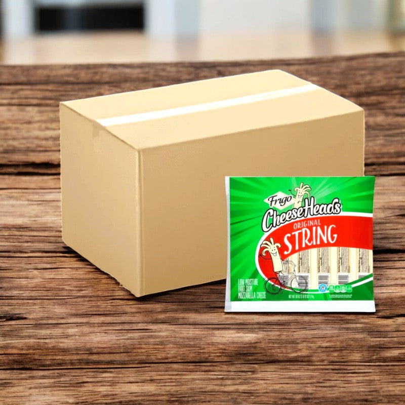 Frigo® Cheese Heads® Original Mozzarella String Cheese Snacks -1 oz. - 5 bags-(300 Count)