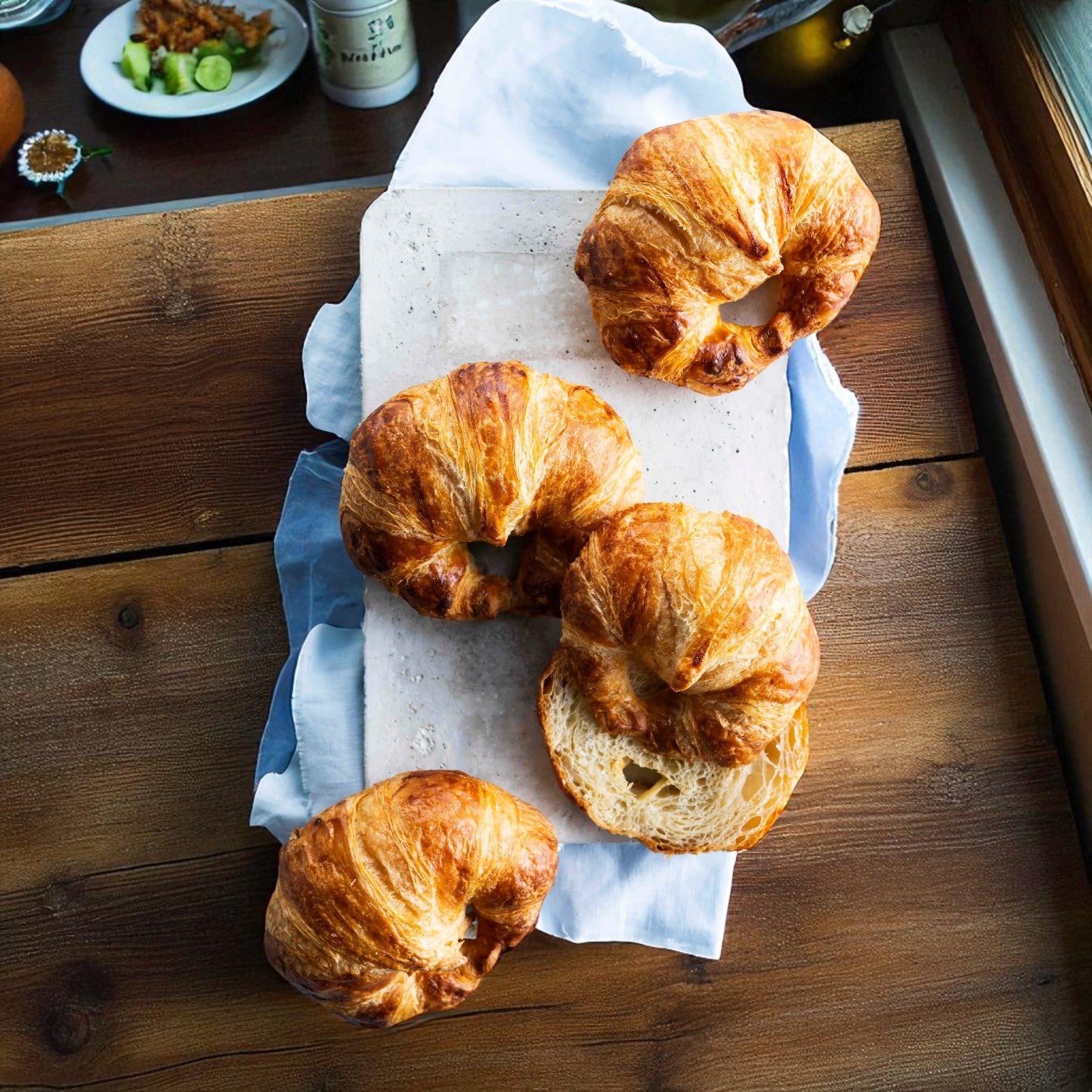 Frozen Butter Covered Croissants – 3.7 oz Each, 40 Ct, 3 Pack
