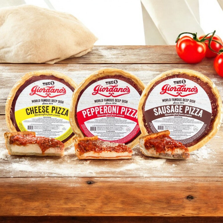 Giordano's Deep Dish Pizza Combo Pack - 3 Deep Dish Pizza's!!