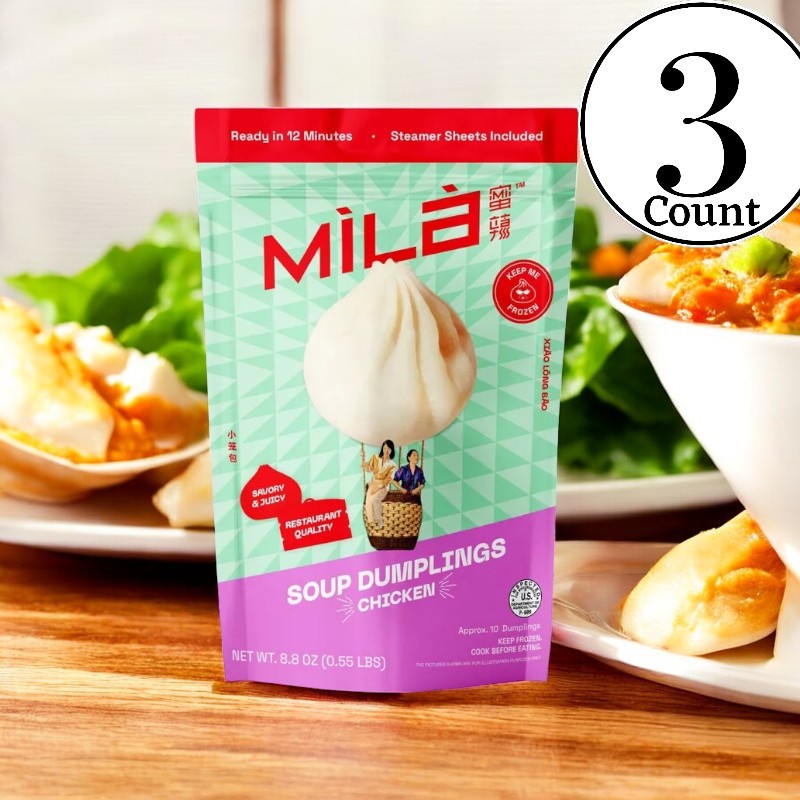 MiLa Frozen Soup Dumpling - Chicken - 3 Count