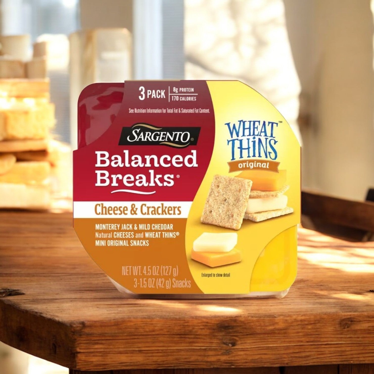 Sargento Balanced Breaks Cheese & Mini Wheat Thin Crackers