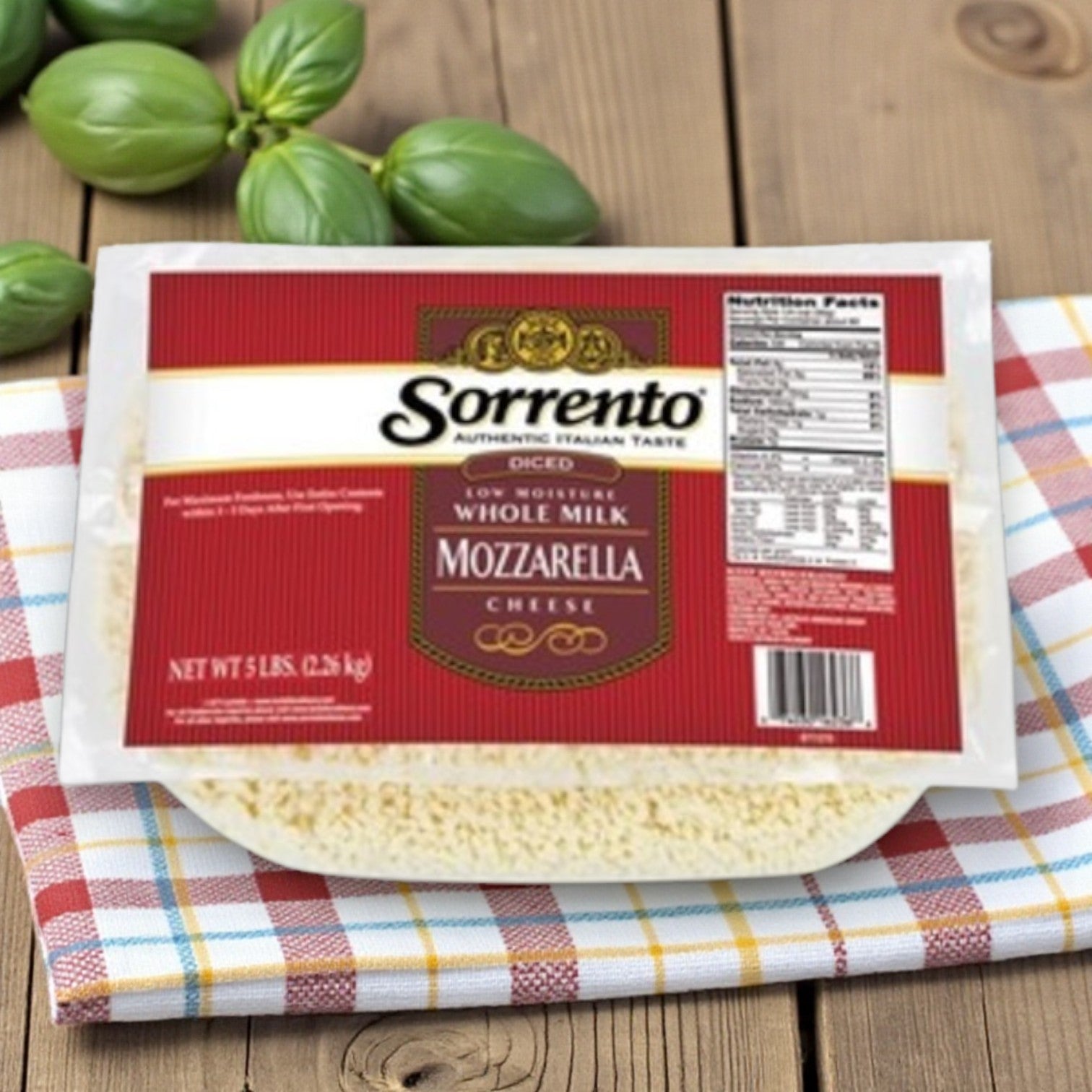 Galbani Mozzarella Cheese – Whole Milk, 5 lb