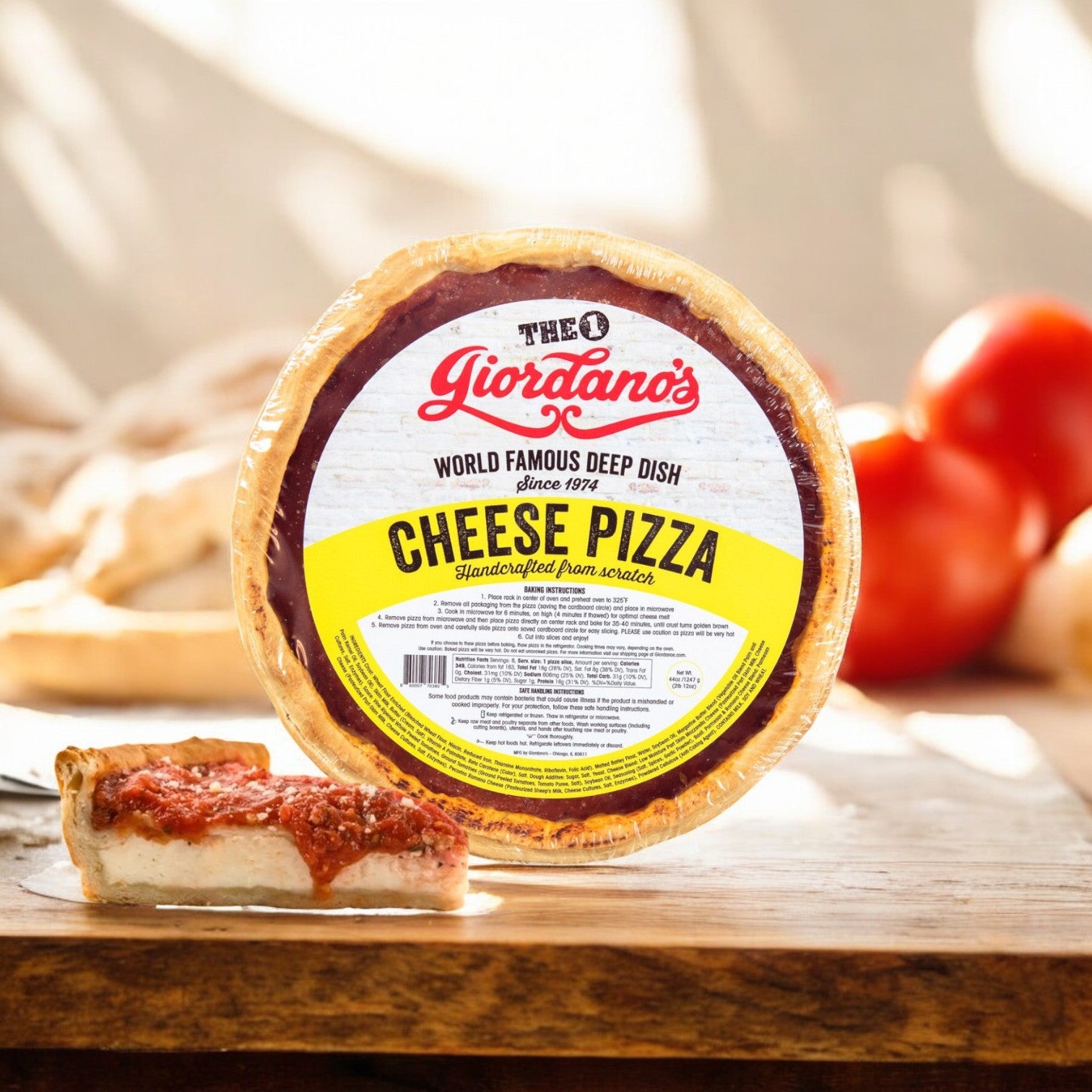 Giordano's, Frozen Deep Dish Stuffed - Cheese Pizza, 10" - 1 Pack