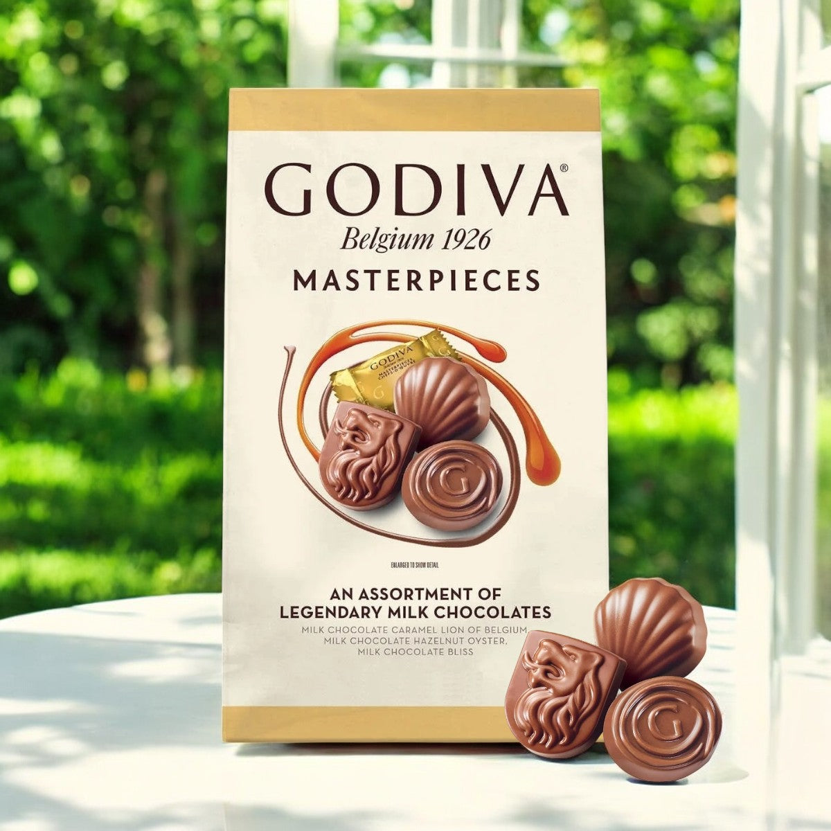 Godiva Masterpieces Assorted Legendary Milk Chocolates (14.9 oz) - 1 Count