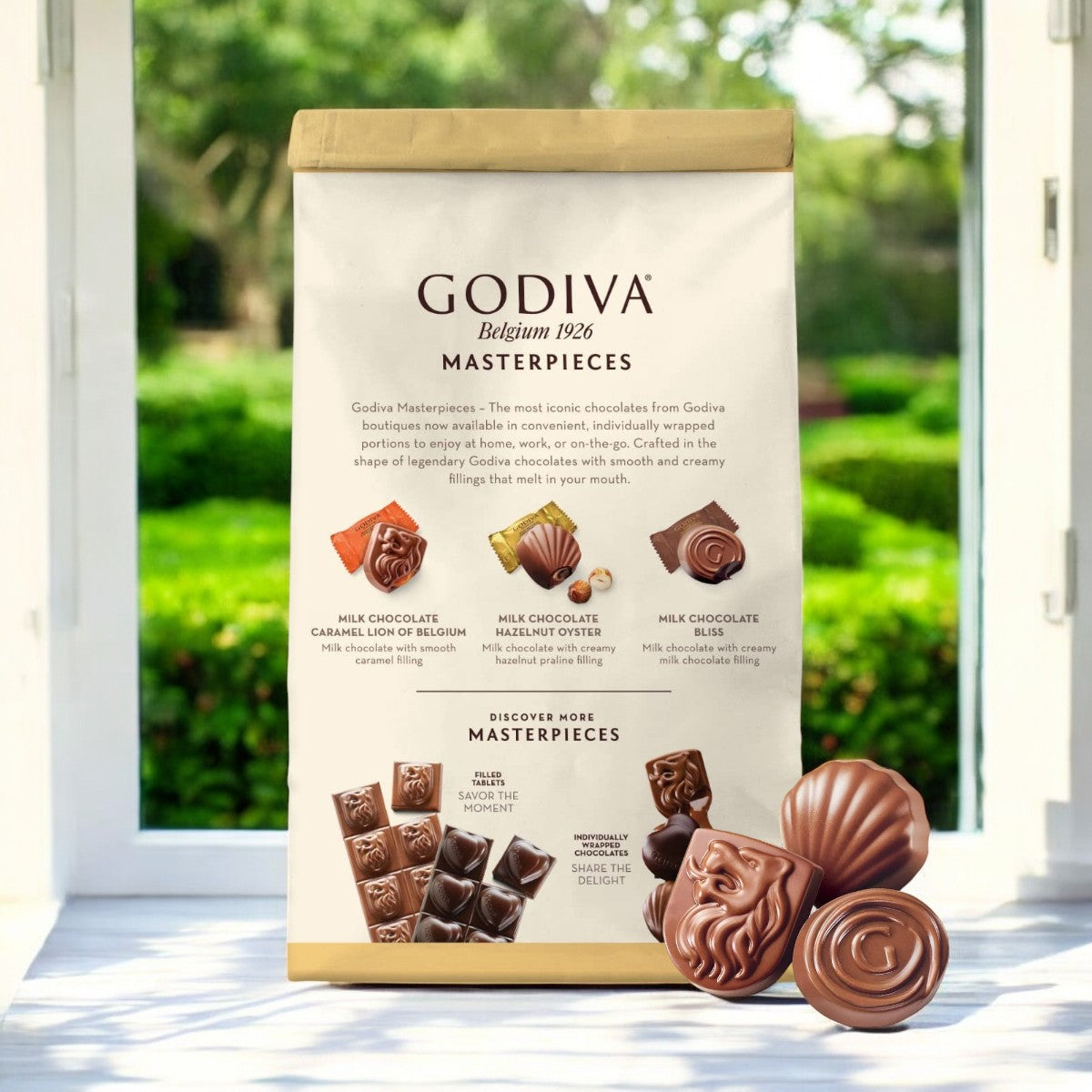 Godiva Masterpieces Assorted Legendary Milk Chocolates (14.9 oz) - 1 Count