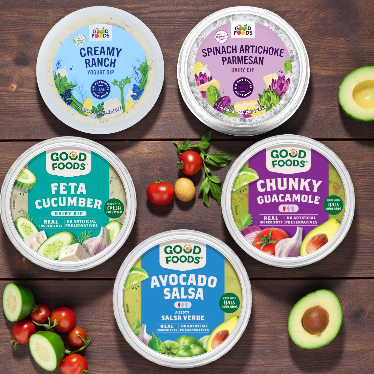 Good Foods Fresh Dip & Guacamole Variety Combo