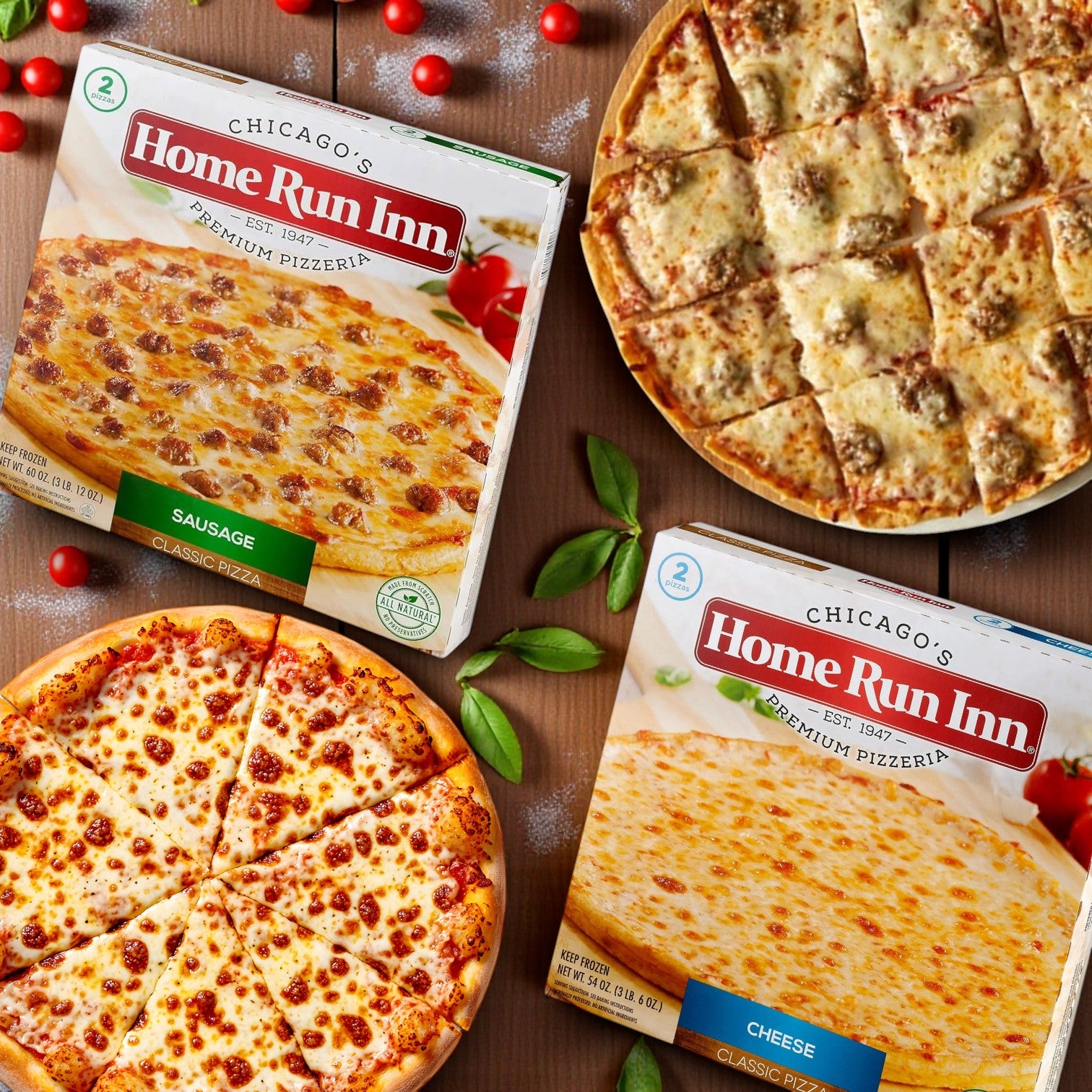 Home Run Inn Combo!  4 Total Pizzas!
