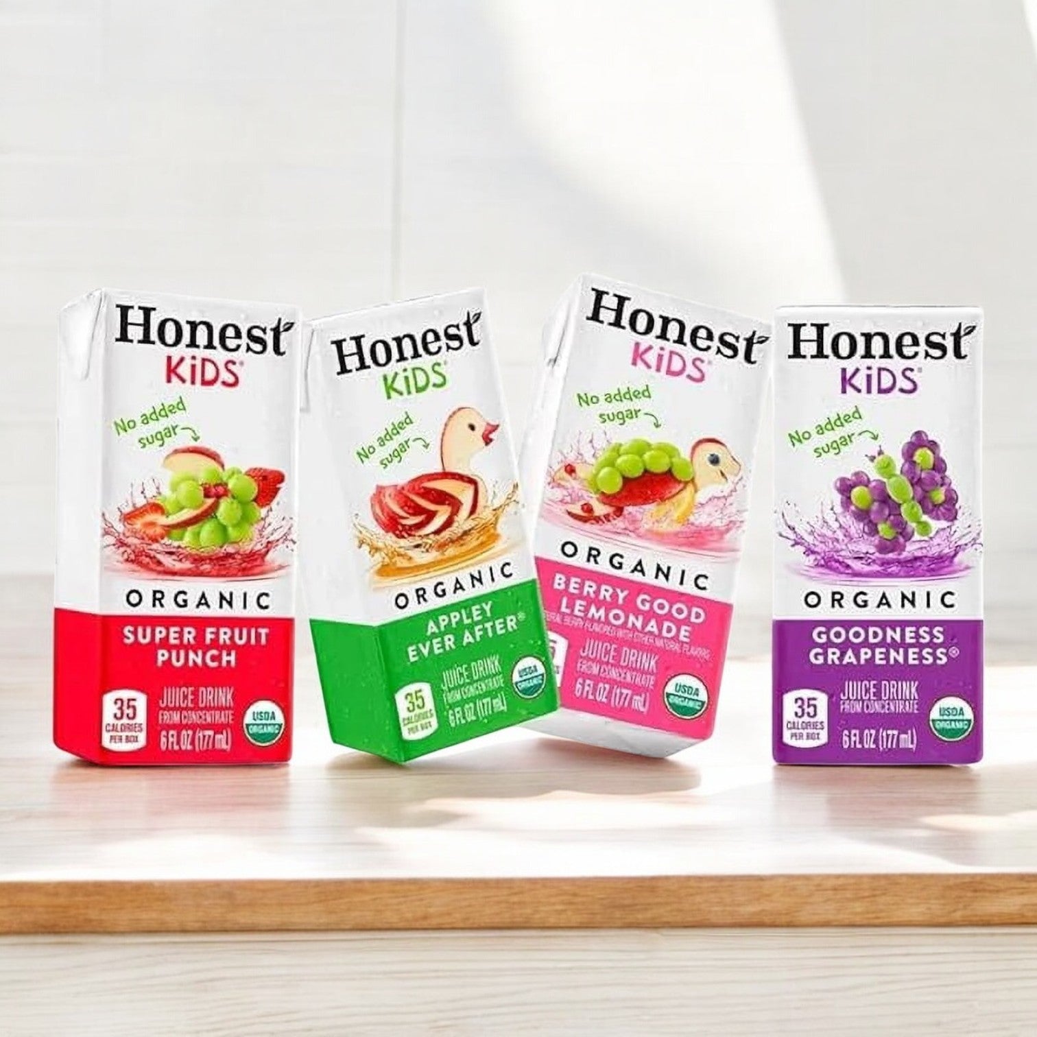 Honest Kids, Organic Juice Drink, 40 Count Variety Pack-6oz-1 Case