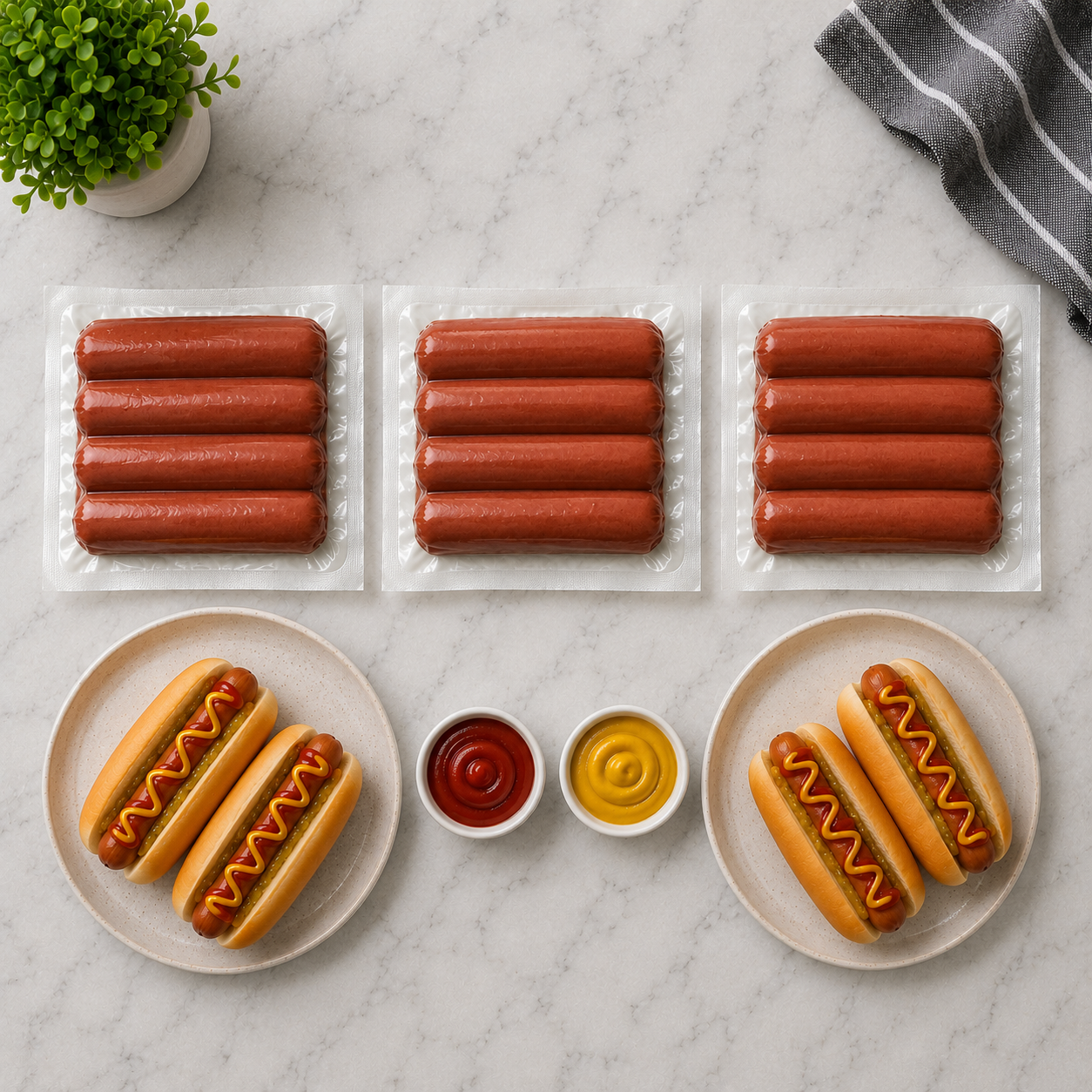 True Story Organic Grass-Fed Beef Uncured Hot Dogs, 15 oz, 3 Count