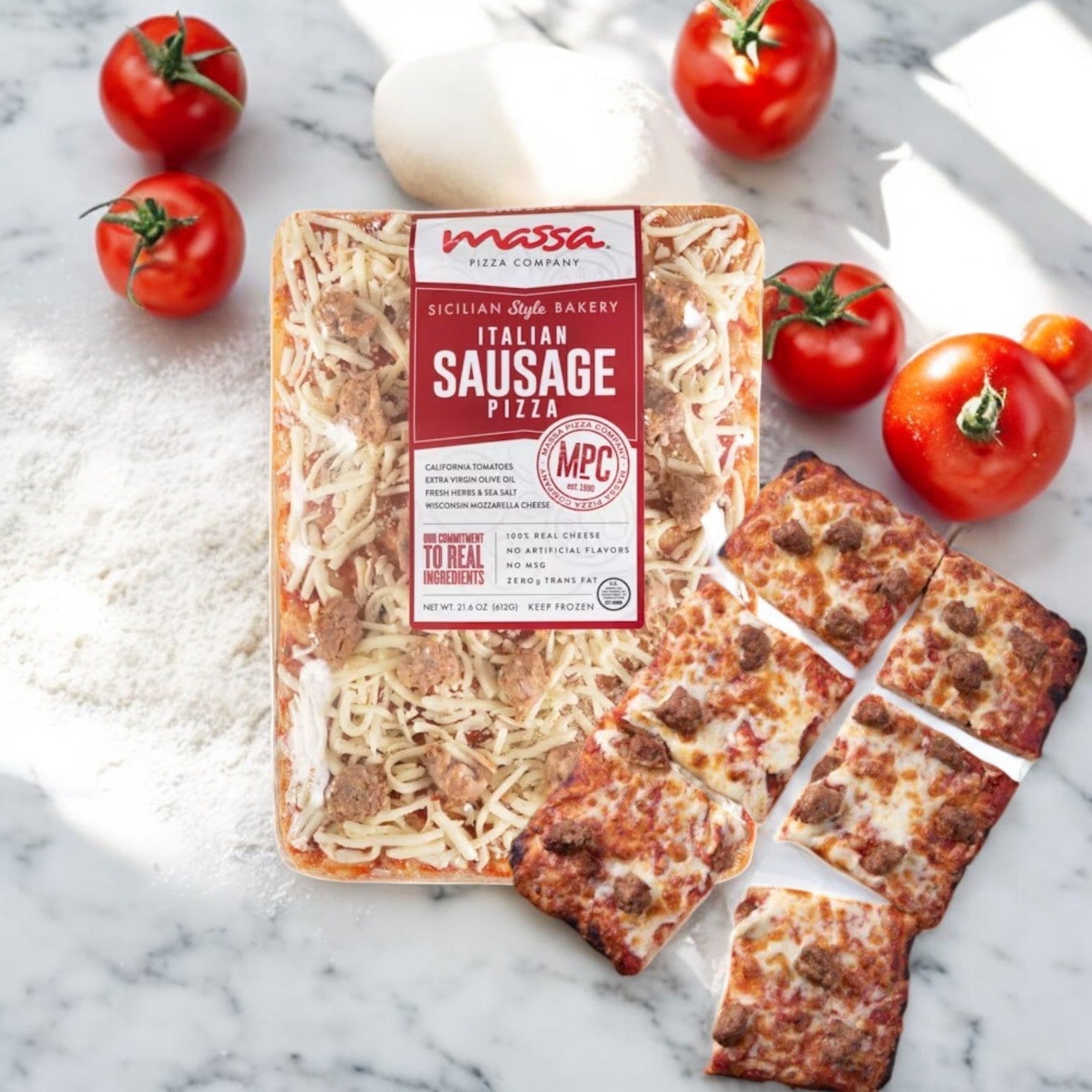 Massa Pizza Co. Italian Sausage Pizza, 21.6 oz.