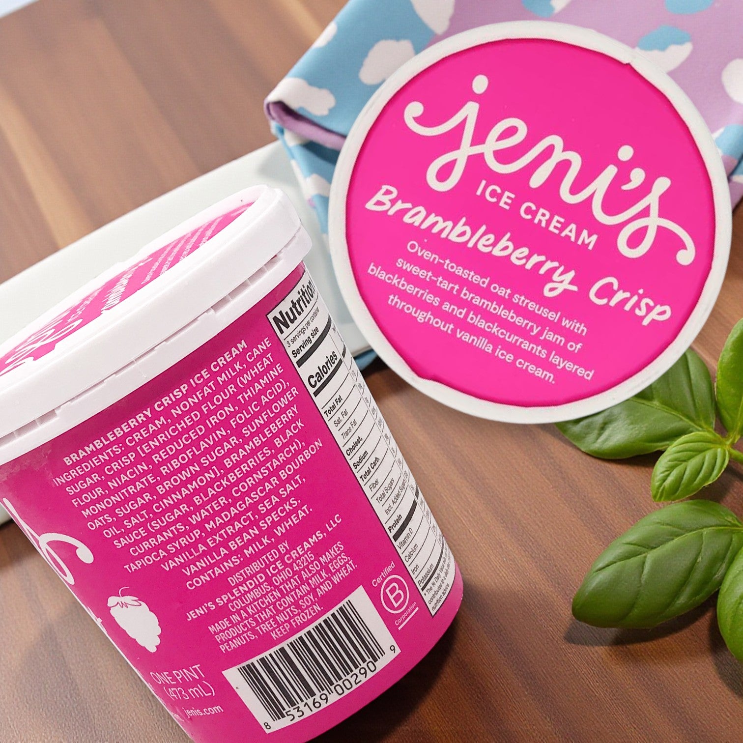 Jeni’s Brambleberry Crisp Ice Cream – 1 Pint