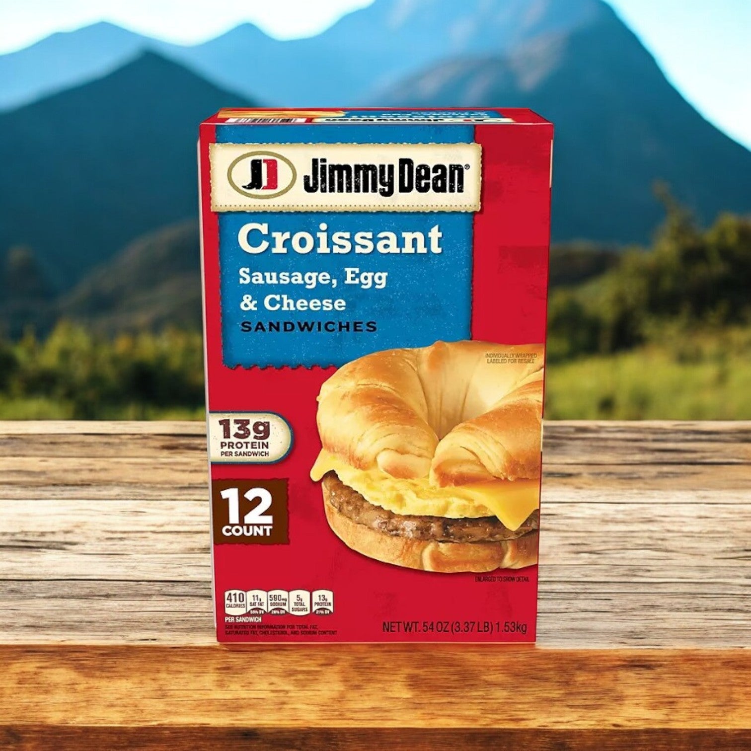 Jimmy Dean Sausage, Egg & Cheese Croissant Sandwiches (12 ct)