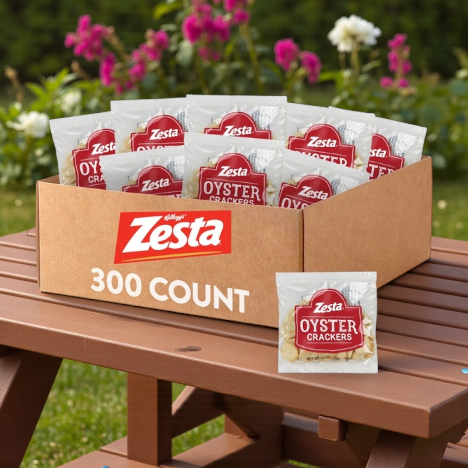 Keebler Oyster Crackers – 300 Count, 0.5 oz Packs