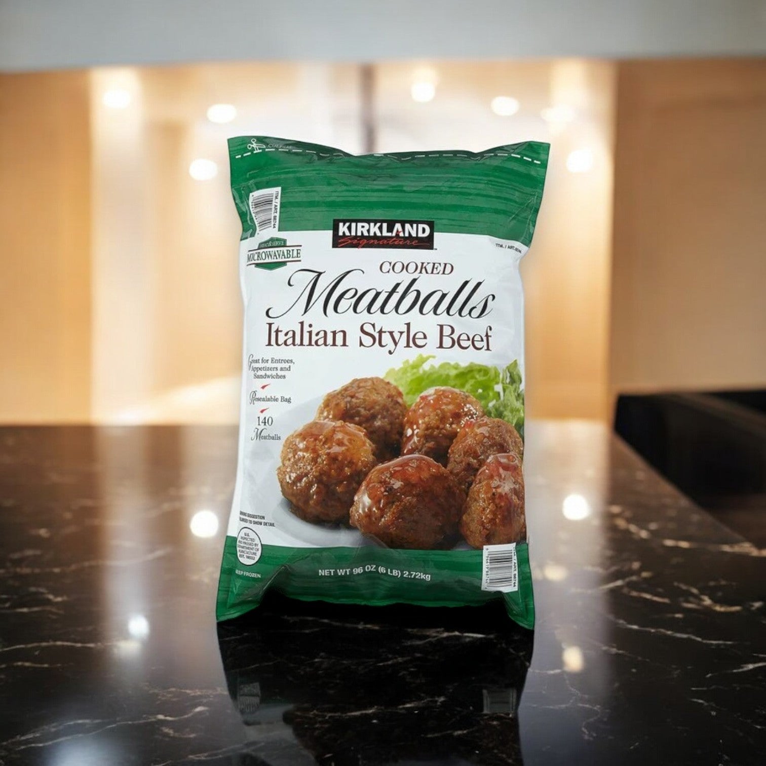 Kirkland Signature Meatballs, 6 lbs -1 Pack