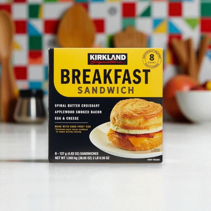 Kirkland Signature Breakfast Sandwich, 4.82 oz, 8-count