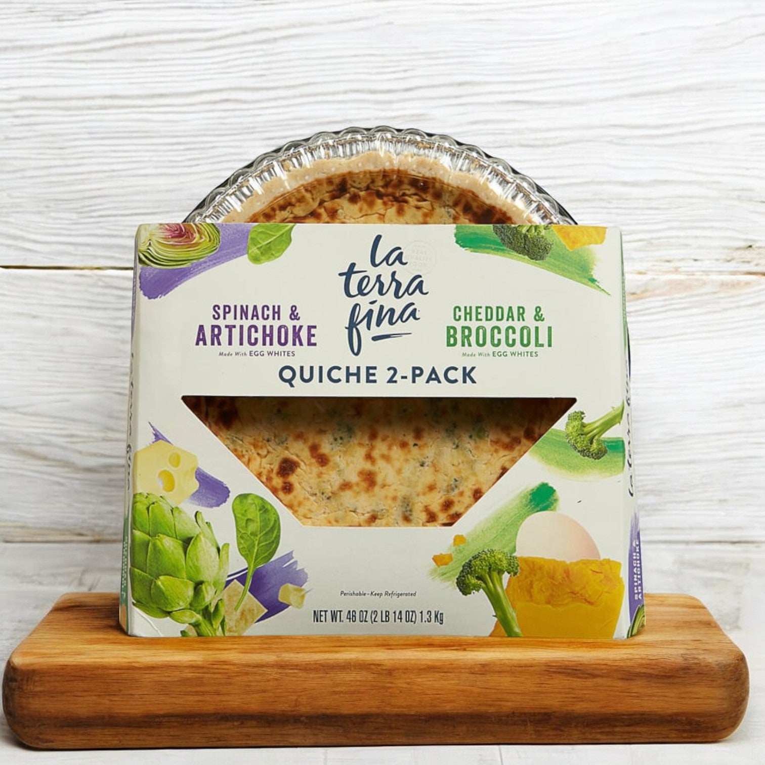 La Terra Fina Quiche, 2-Pack, 46 oz. - 1 Count