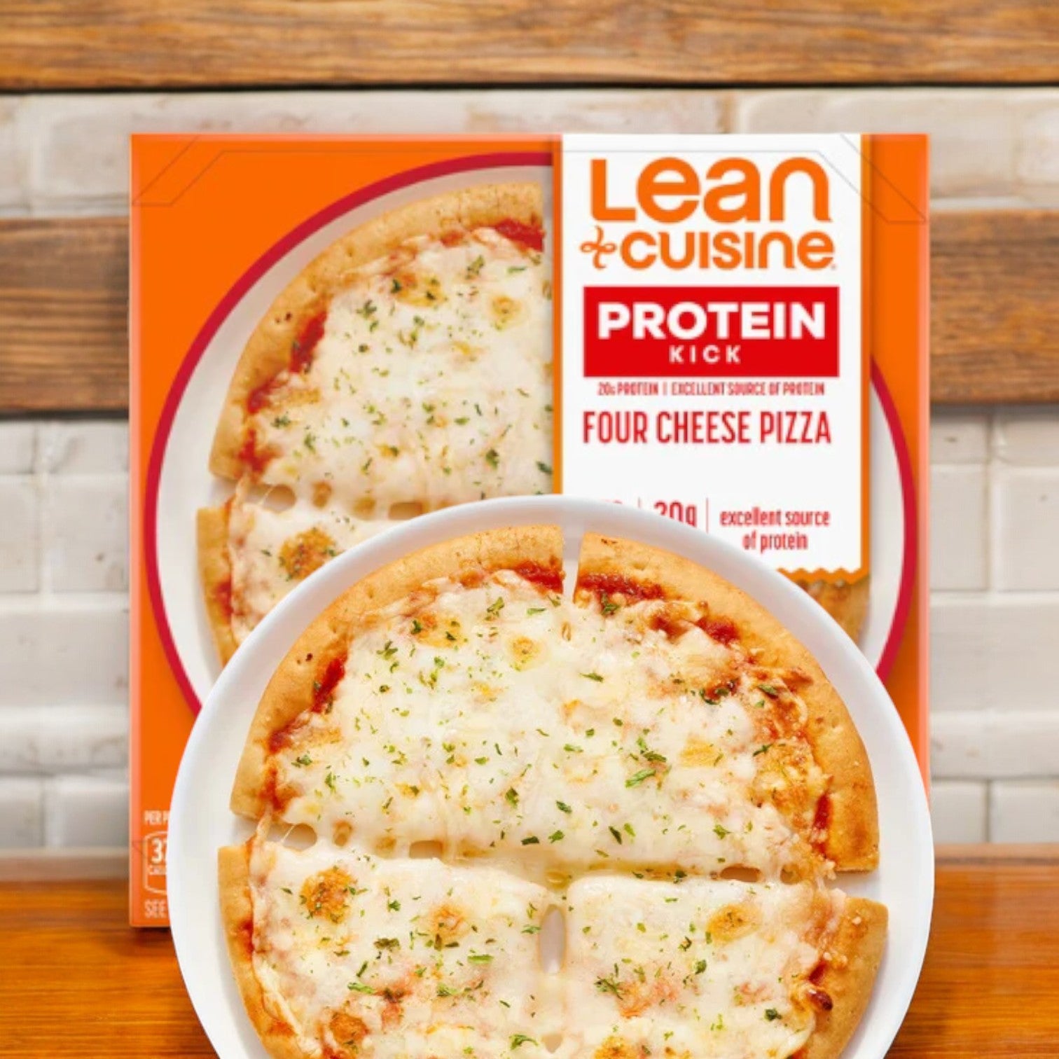 Lean Cuisine Handhelds Four Cheese Frozen Pizza, 6 oz. - 1 Case, 8 Pack