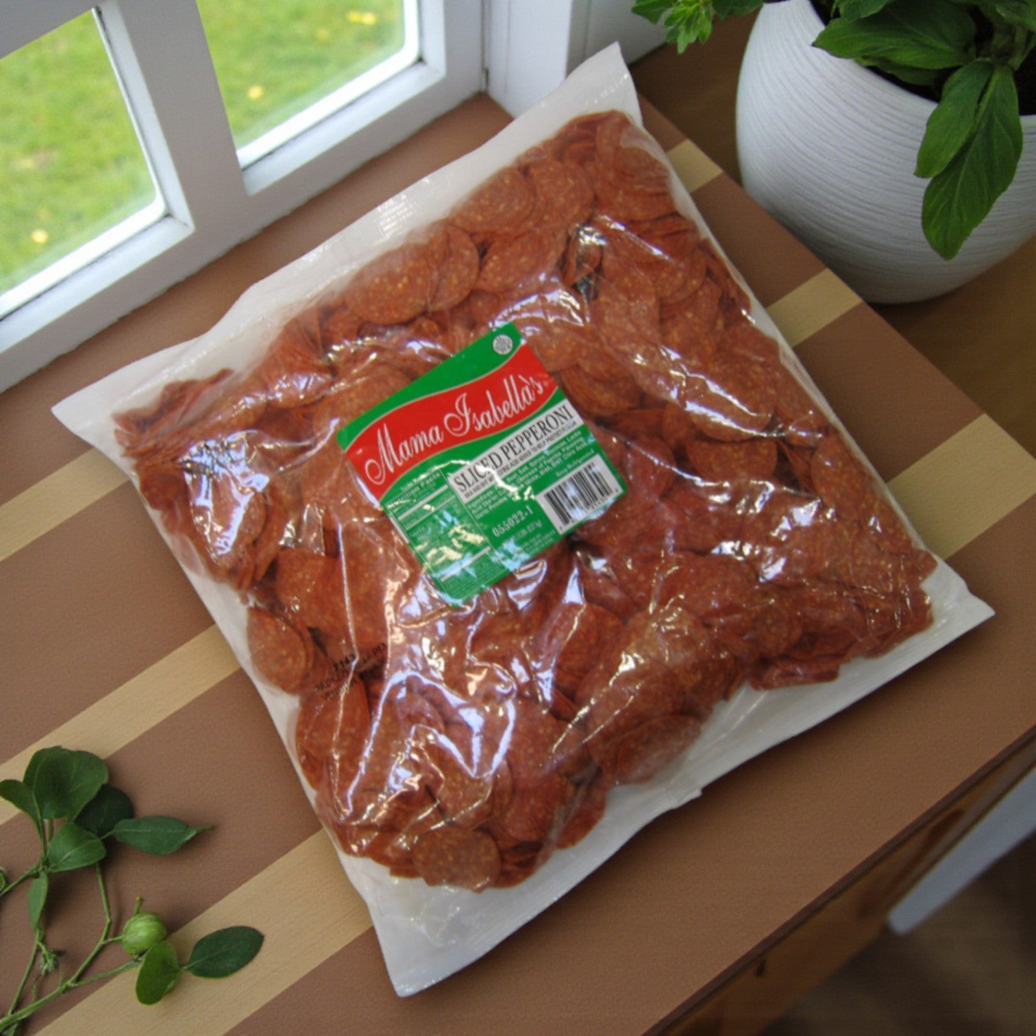 Mama Isabella Sliced Pepperoni Pillow Pack – 5 lb