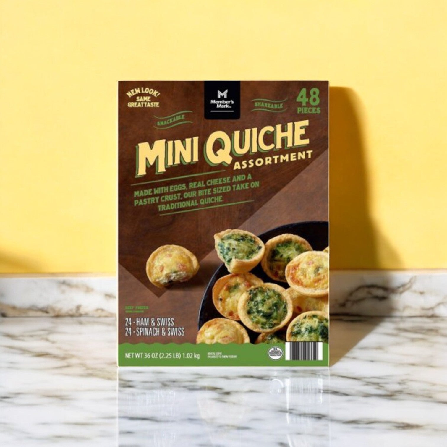 Member's Mark Mini Quiche, 36 oz. - 1 Pack