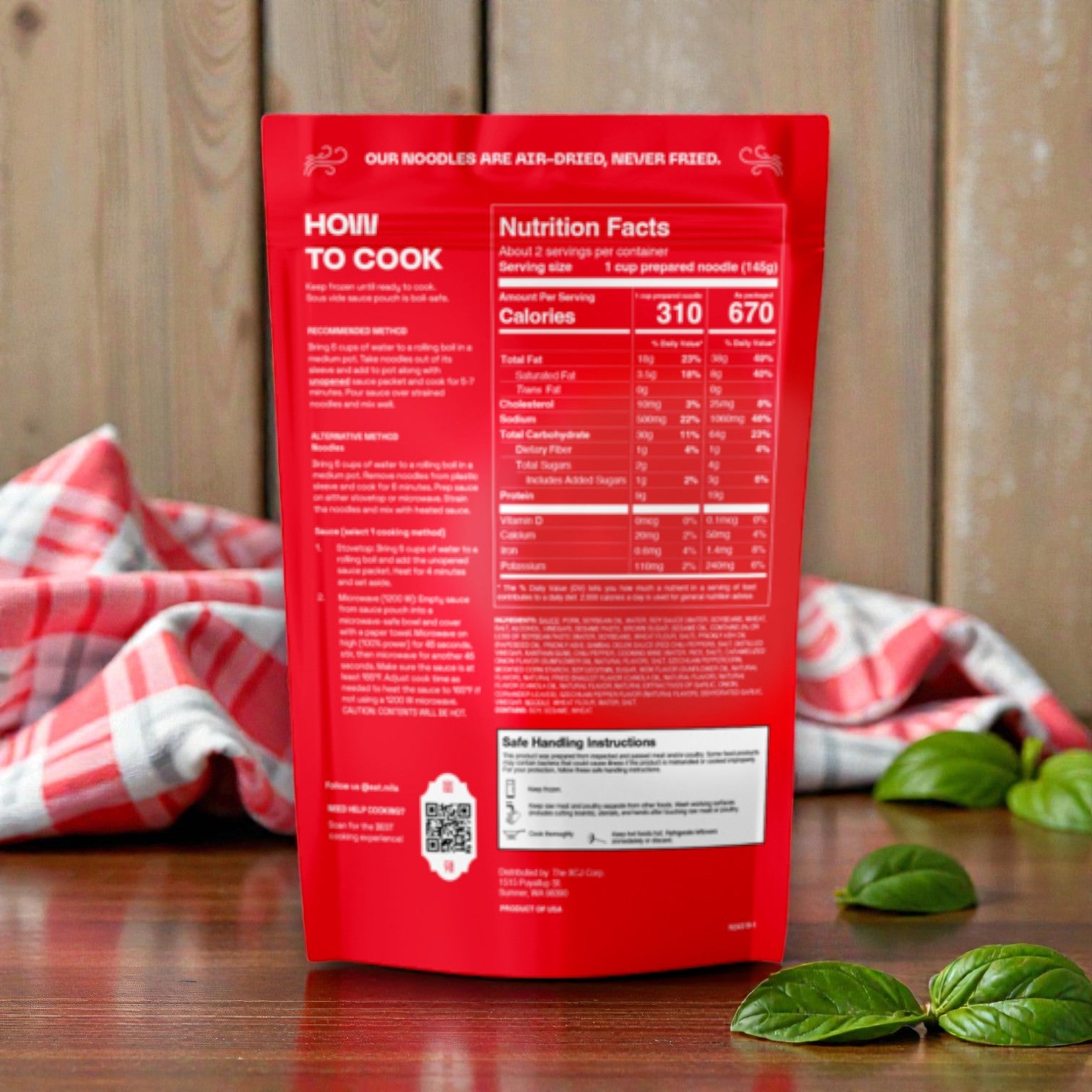 MiLà™ Spicy Dan Dan Noodles (6.35 oz)