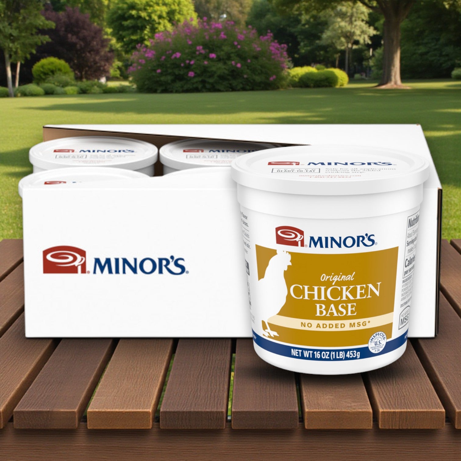 Minor’s Chicken Base – No MSG Added, Zero Trans Fat (6 × 1 lb)