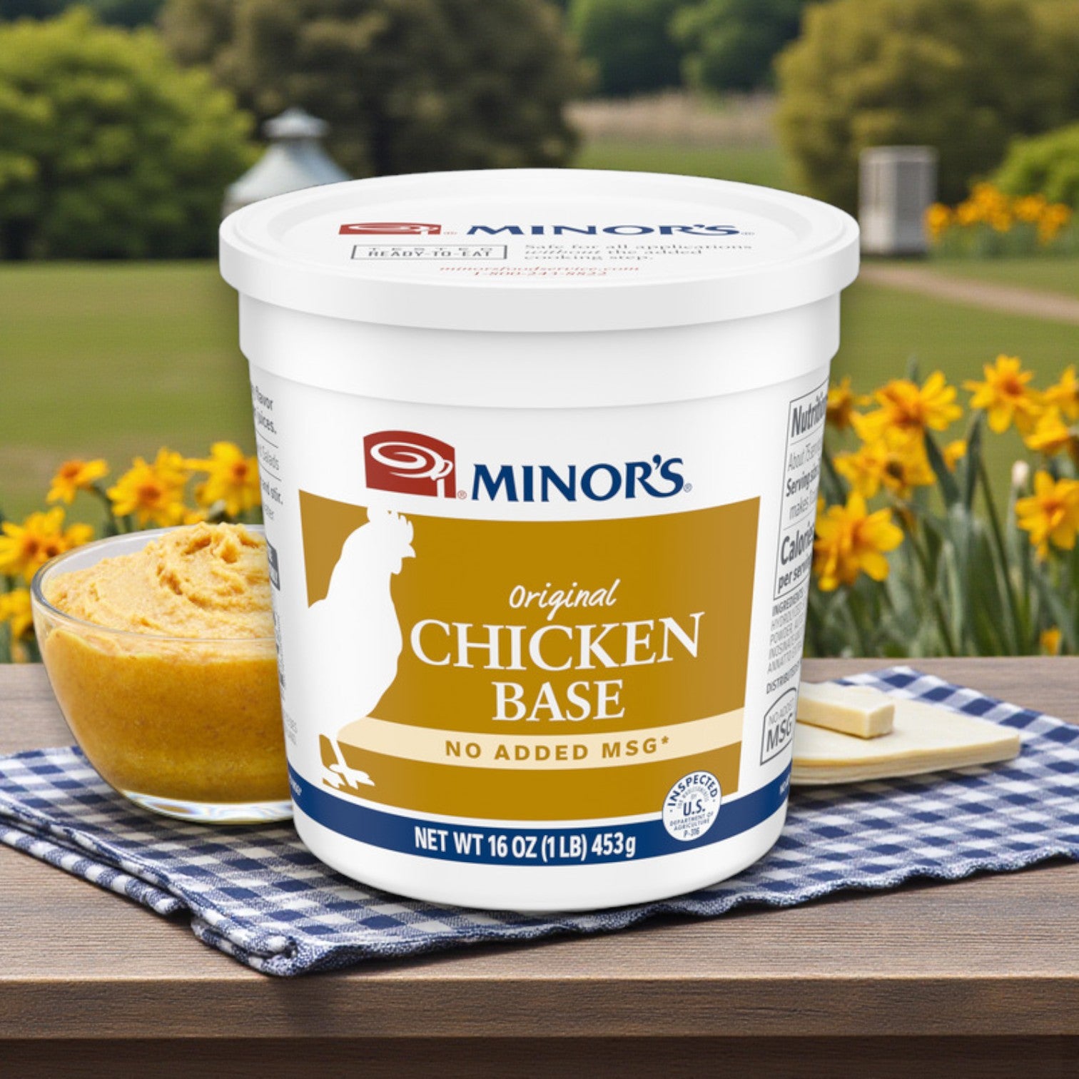 Minor’s Chicken Base – No MSG Added, Zero Trans Fat (6 × 1 lb)