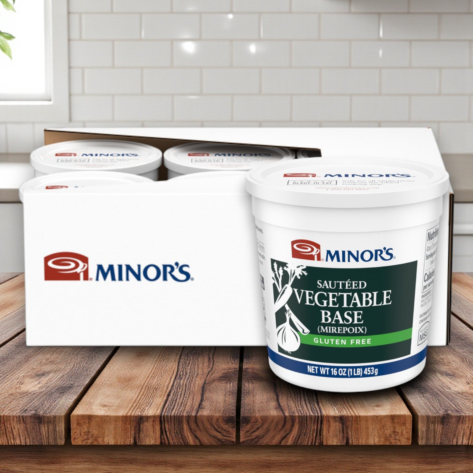 Minor’s Vegetable Soup Base – No MSG Added, Sautéed (6 × 1 lb)