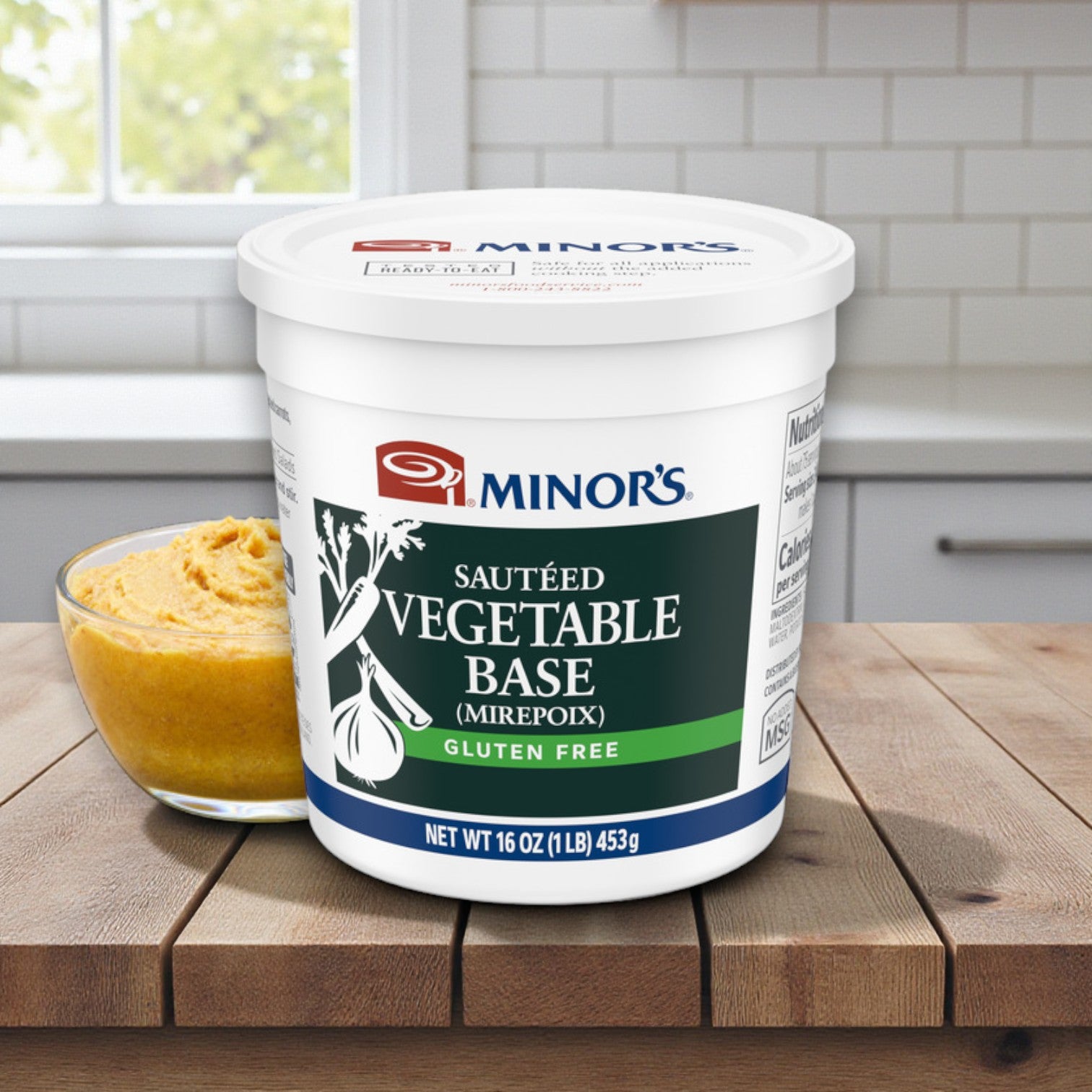 Minor’s Vegetable Soup Base – No MSG Added, Sautéed (6 × 1 lb)